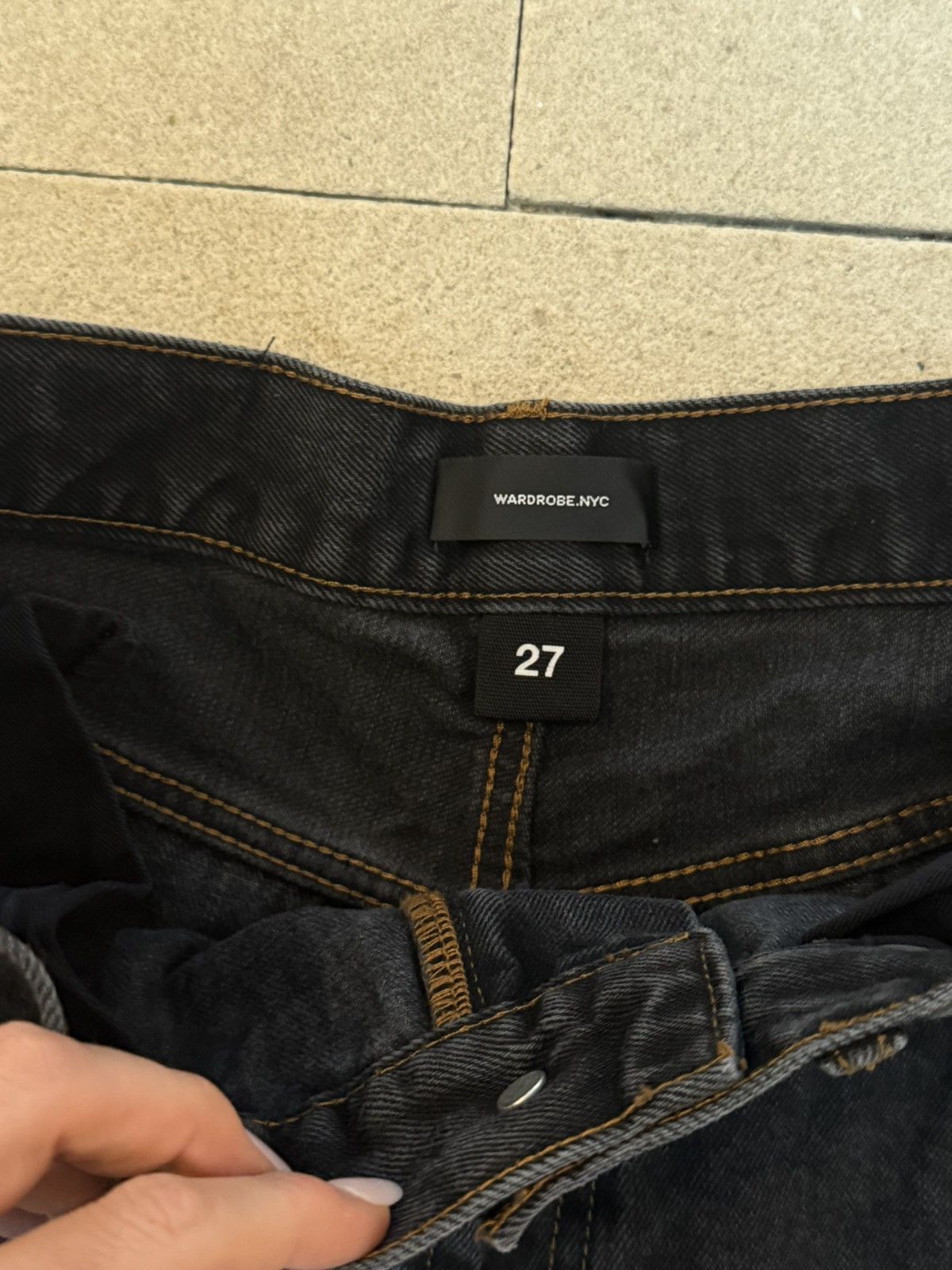 WARDROBE.NYC Wardrobe.NYC denim low rise jeans Size 27" / US 4 / IT 40 - 4 Thumbnail