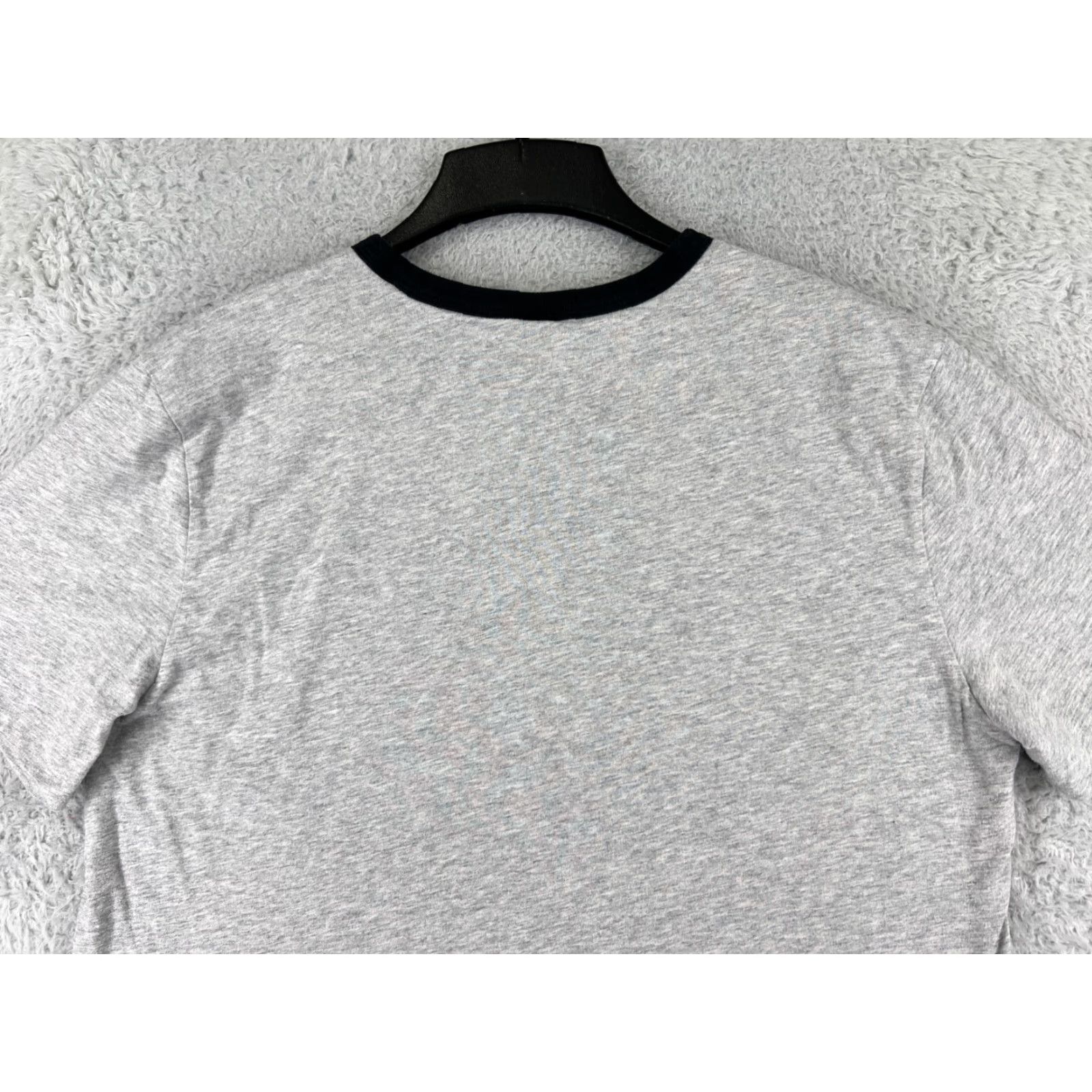 Champion Champion Shirt Mens Large Gray Black Spellout Logo Short Sleeve Crew Neck Sport Size US L / EU 52-54 / 3 - 4 Thumbnail