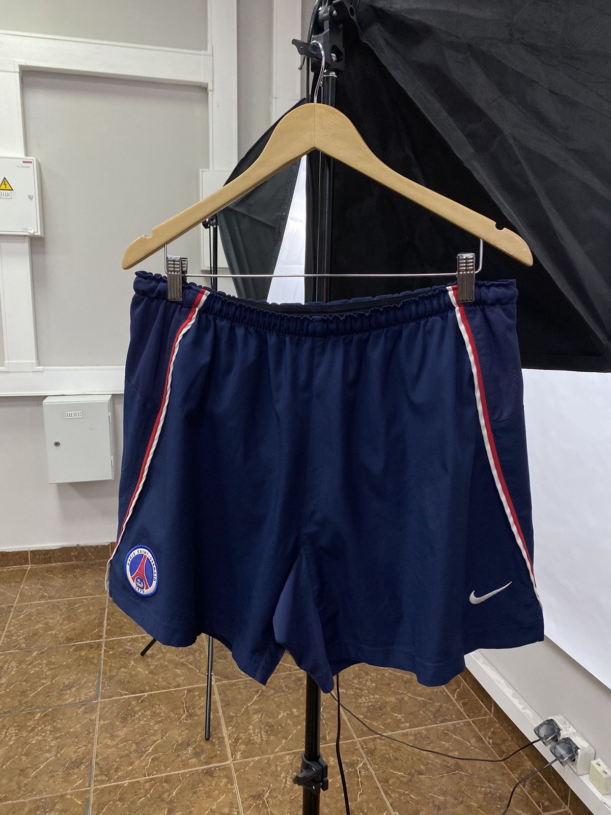 🇫🇷 Vintage 90s Nike Paris Saint Germain shorts sportswear PSG
