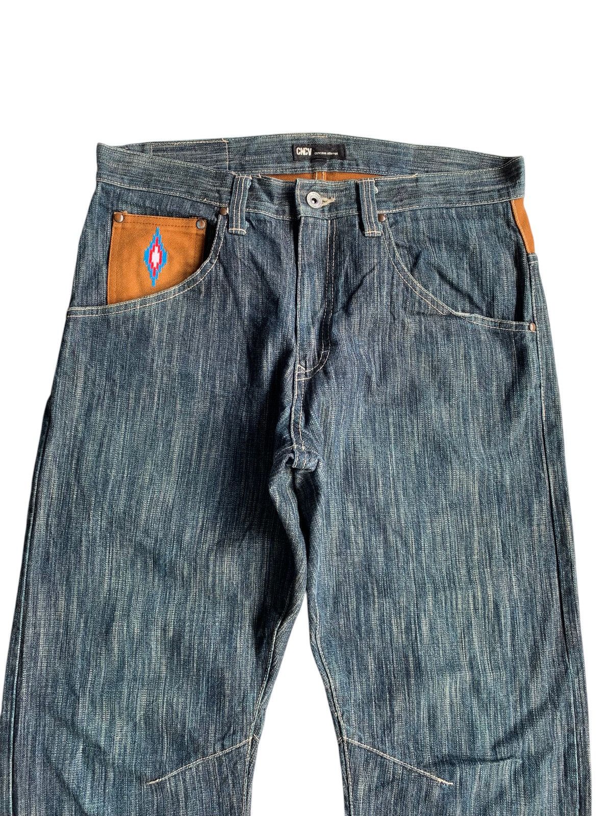 Kapital Concave Attempt Navajo Hippies Style Japanese Denim🌈🎌 Size US 32 / EU 48 - 7 Thumbnail