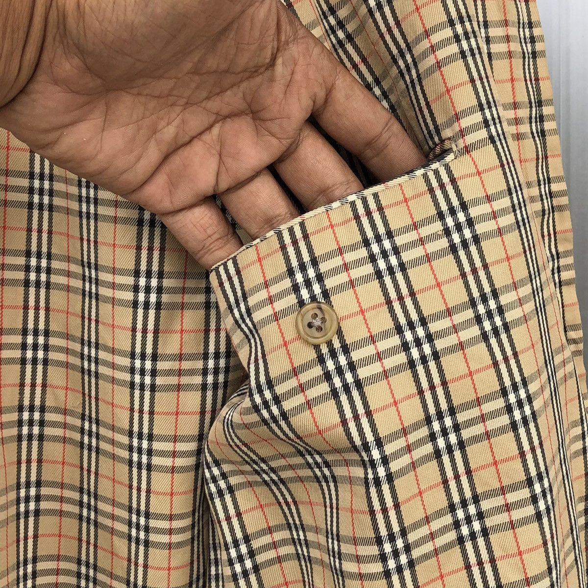 Burberry VTG Burberrys Embroidery Logo Lined Novacheck Bomber Jacket Size US M / EU 48-50 / 2 - 10 Thumbnail