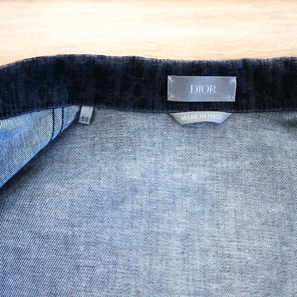 Dior Dior Oblique Grey Denim Jacket Size US L / EU 52-54 / 3 - 8 Thumbnail