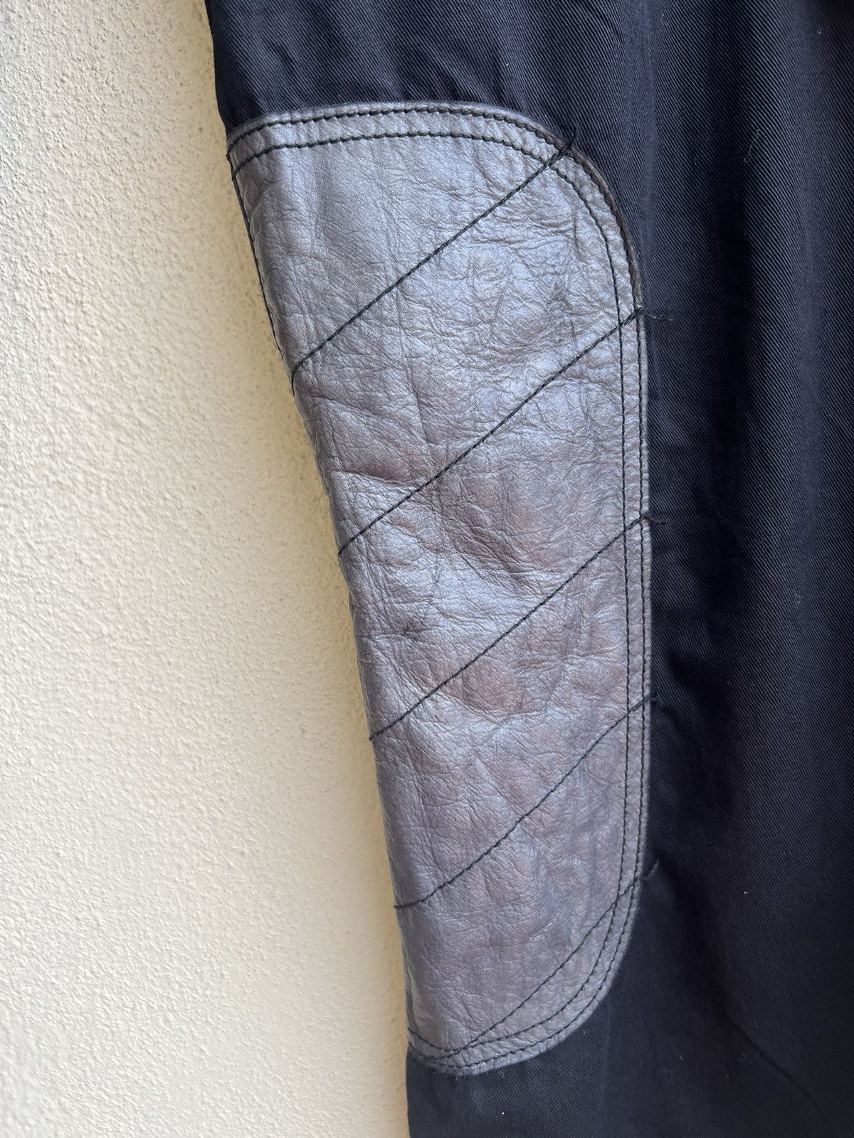 02DERIV. × Alfredo Bannister Alfredo Bannister X 02Deriv Hybrid Leather Cargo Trouser Size US 33 - 14 Thumbnail