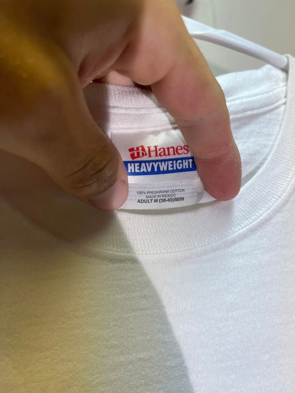 Hanes Men's lifesavers T-Shirt White L Size US L / EU 52-54 / 3 - 3 Thumbnail
