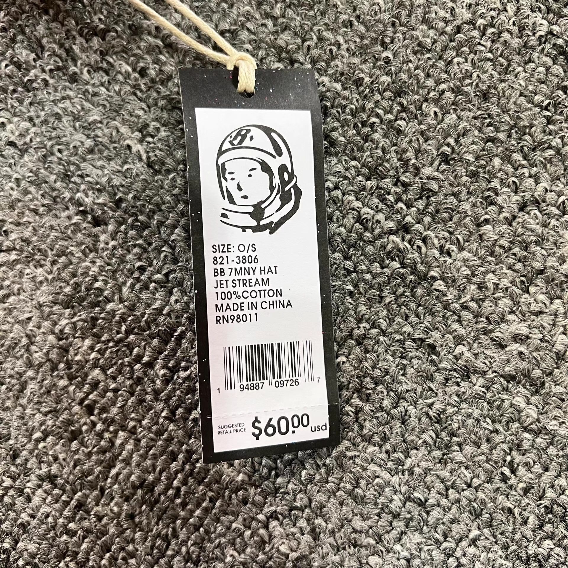 Billionaire Boys Club BBC Print Vintage Logo Beach Theme Flat Brim Baseball Cap。Q7 Size ONE SIZE - 4 Thumbnail