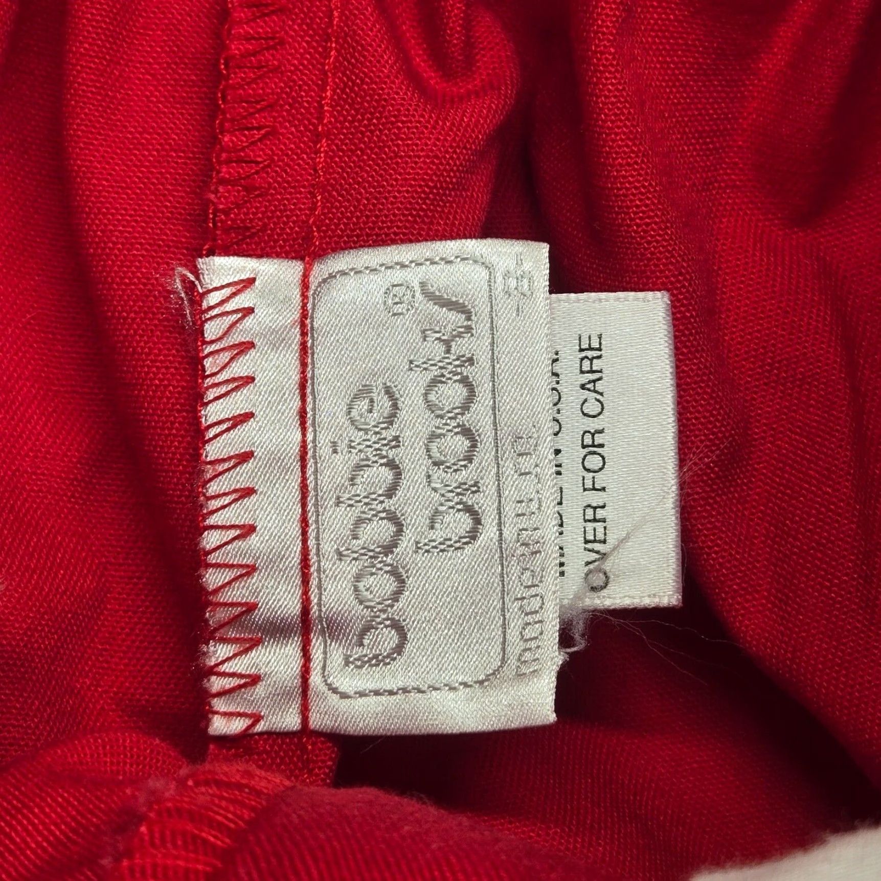 Vintage Bobbie Brooks Women's Red Lounge Pants Sweat Elastic Waist Adult Size 8 Size 30" / US 8 / IT 44 - 3 Thumbnail