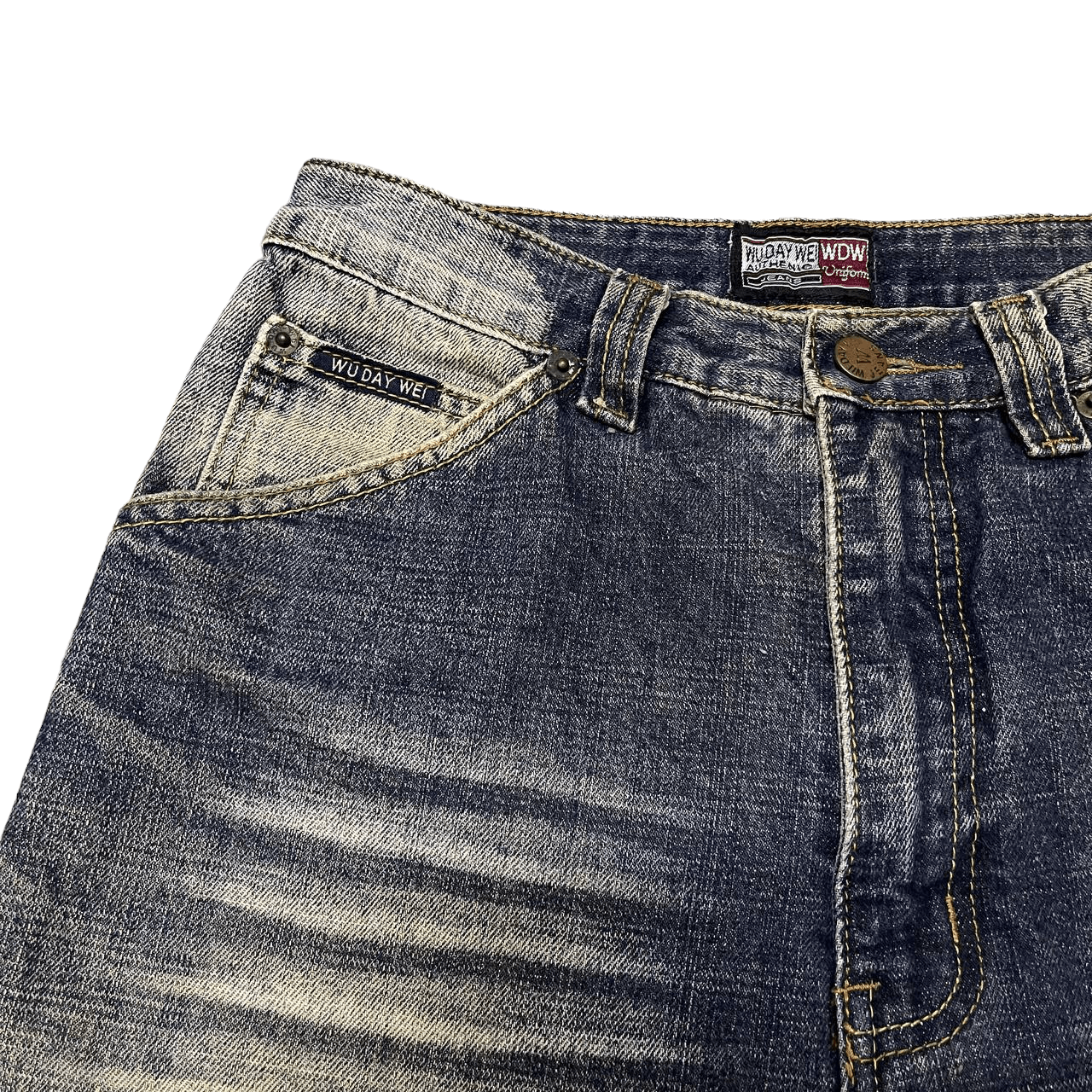 Japanese Brand Vintage Wu Day Wei Denim Jeans Size US 28 / EU 44 - 5 Thumbnail