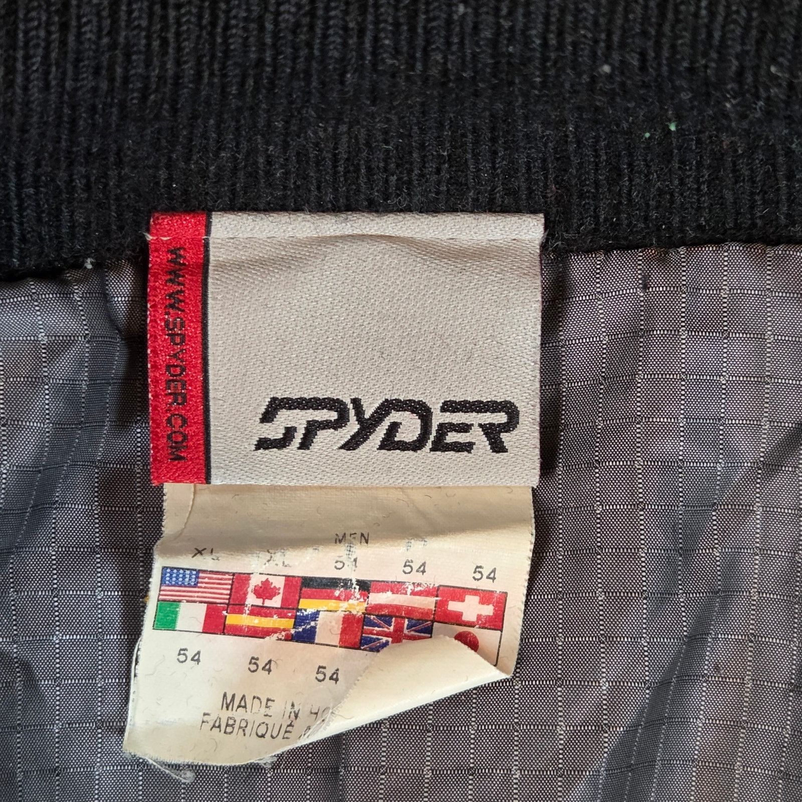 Spyder Vintage Spyder XL 1/4 Zip Wool Blend Sweater Size US XL / EU 56 / 4 - 3 Thumbnail