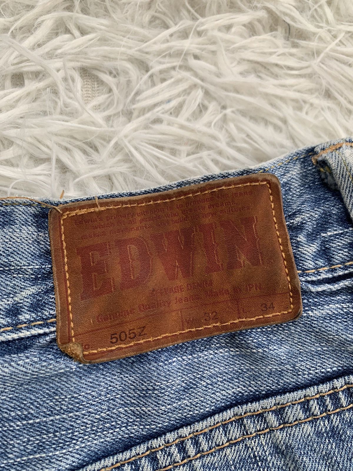 Edwin Vintage Edwin 505Z Selfedge Denim Pant Made in Japan Size US 35 - 15 Thumbnail