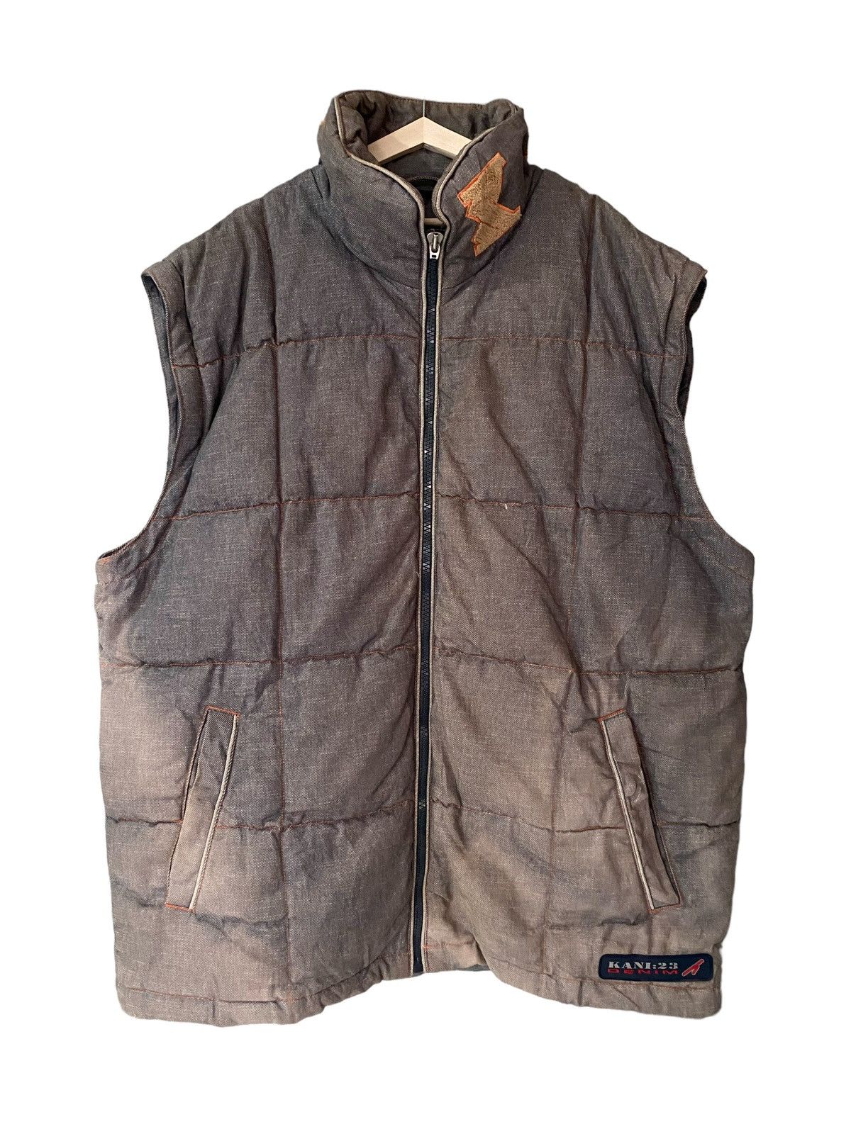 Kani Denim Bomber Zipper Jacket (XL)