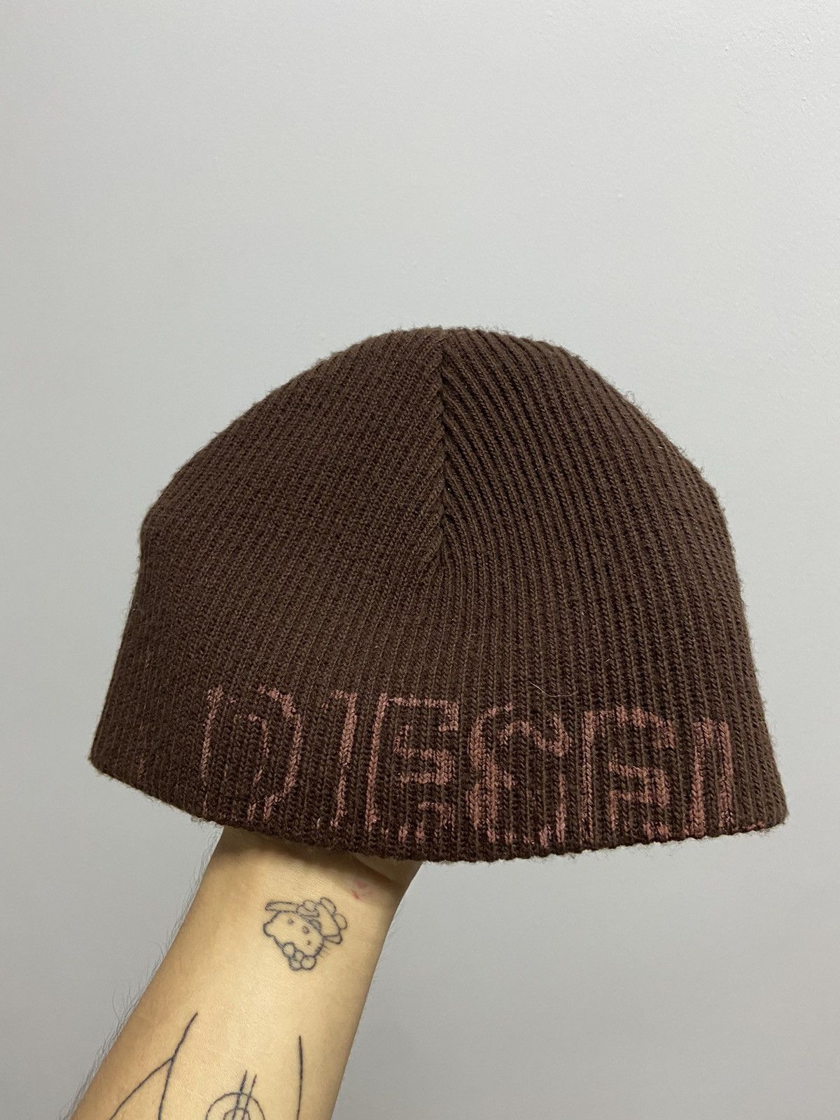 Nike × Vintage Diesel Hat Vintage Beanie Knitted Big Logo Italy Vintage Size ONE SIZE - 3 Thumbnail