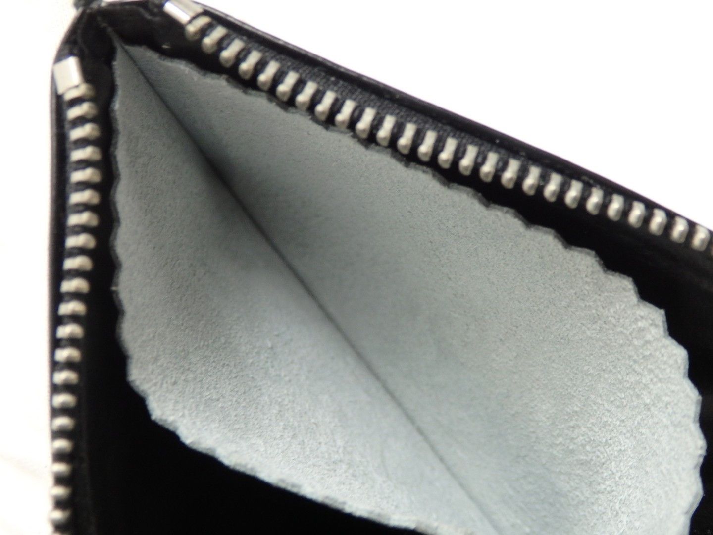 Comme des Garcons Wallet Coin Case L-shaped Zipper Leather Black Size ONE SIZE - 9 Thumbnail