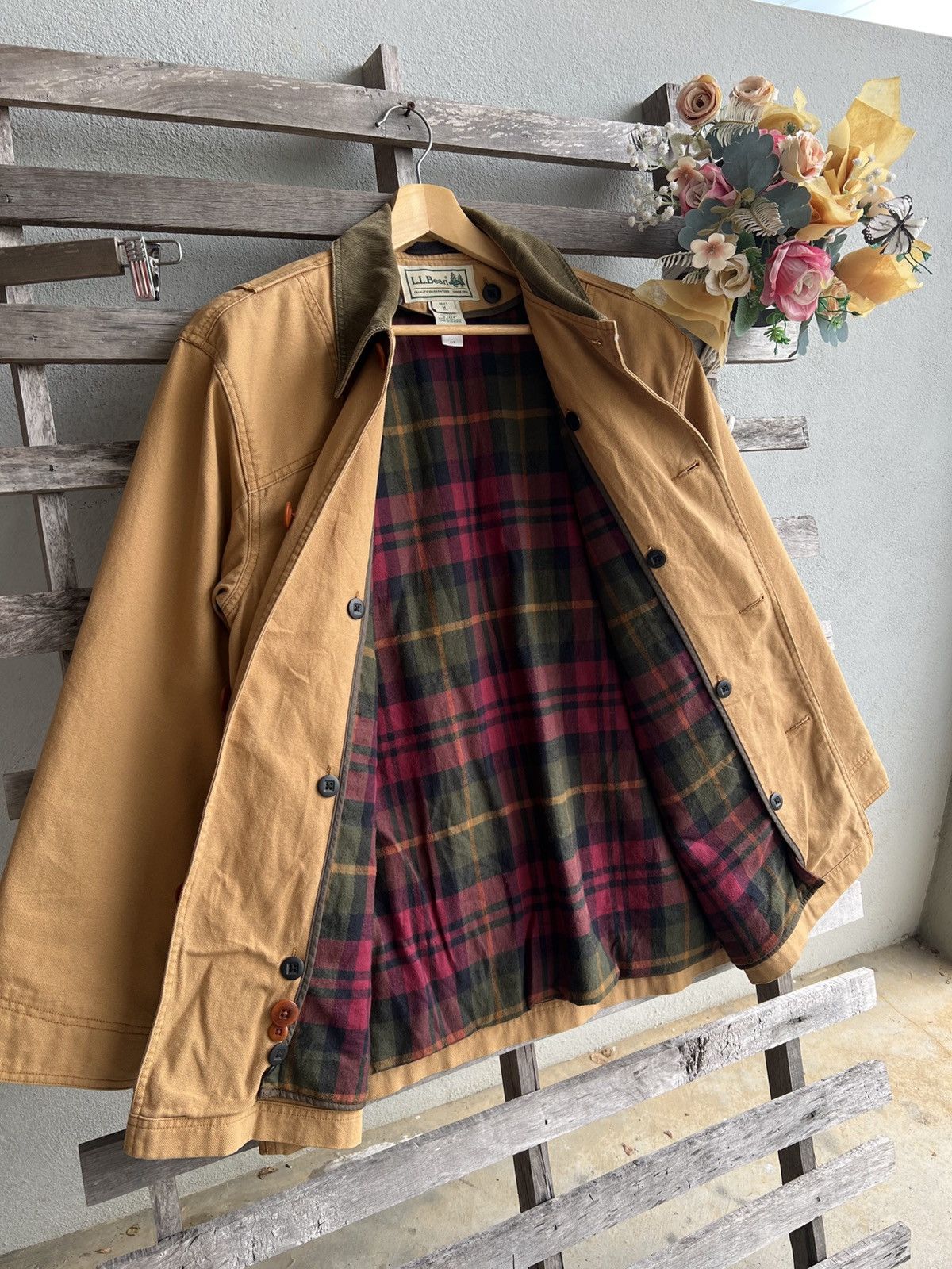 L.L. Bean Vintage 90s L.L Bean Jacket - oversizes 24.5” x 31.5” Size US M / EU 48-50 / 2 - 1 Thumbnail