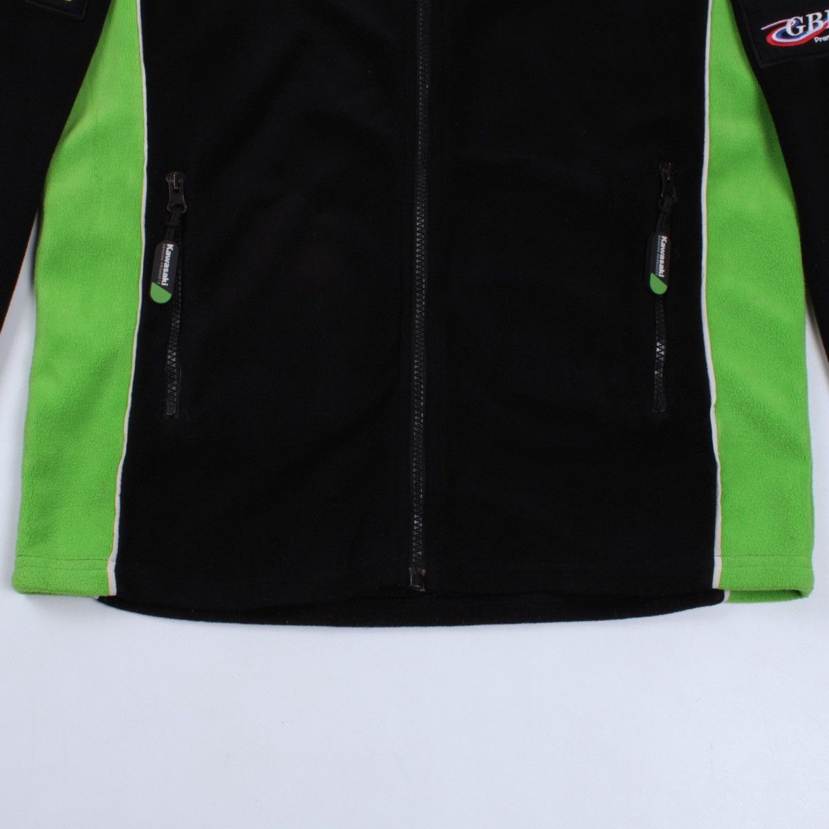 Vintage Kawasaki Apparel Full Zip Fleece Jacket Size US S / EU 44-46 / 1 - 5 Thumbnail