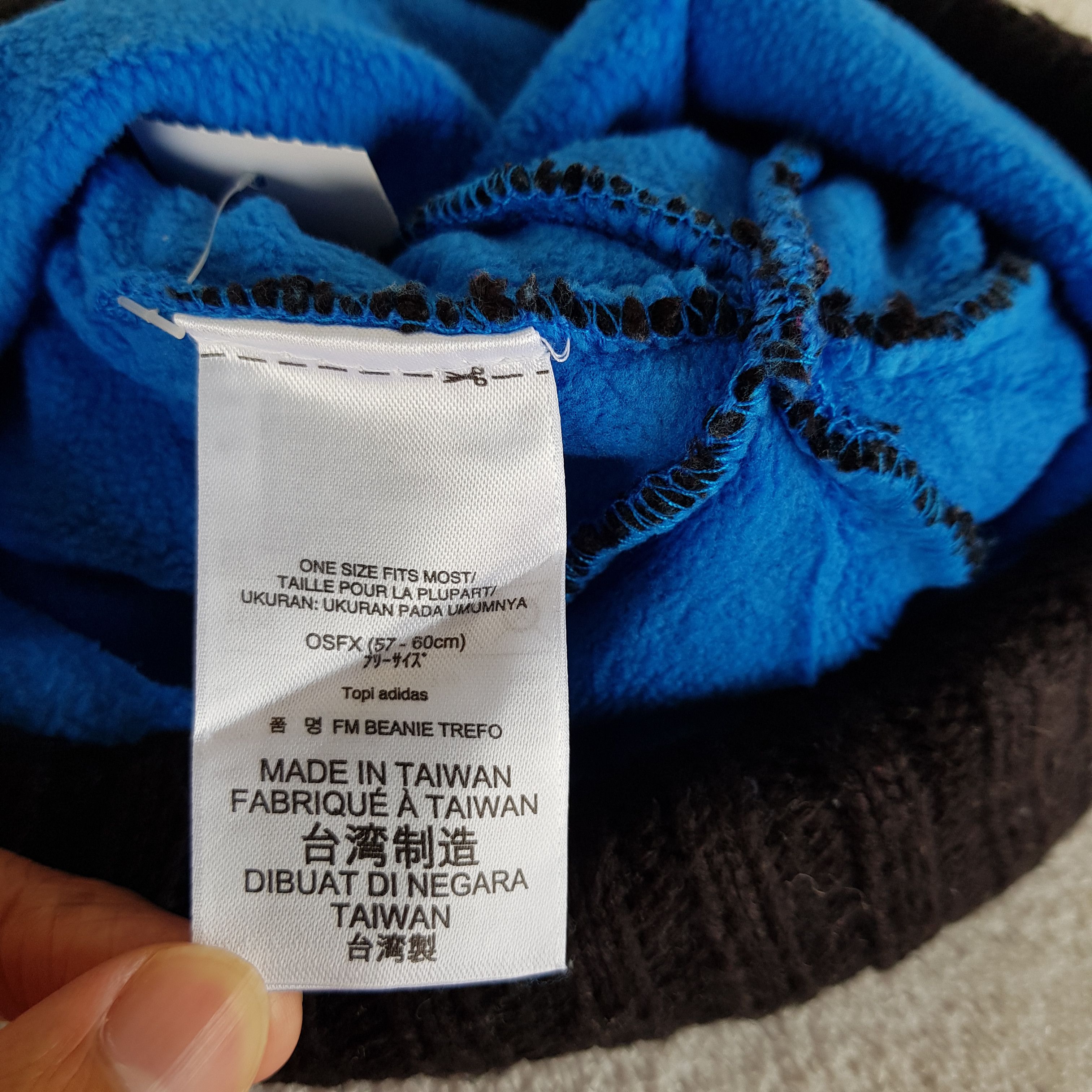 Adidas Vintage Adidas Beanie Y2K Sportswear Snow Caps Hats Size ONE SIZE - 7 Thumbnail