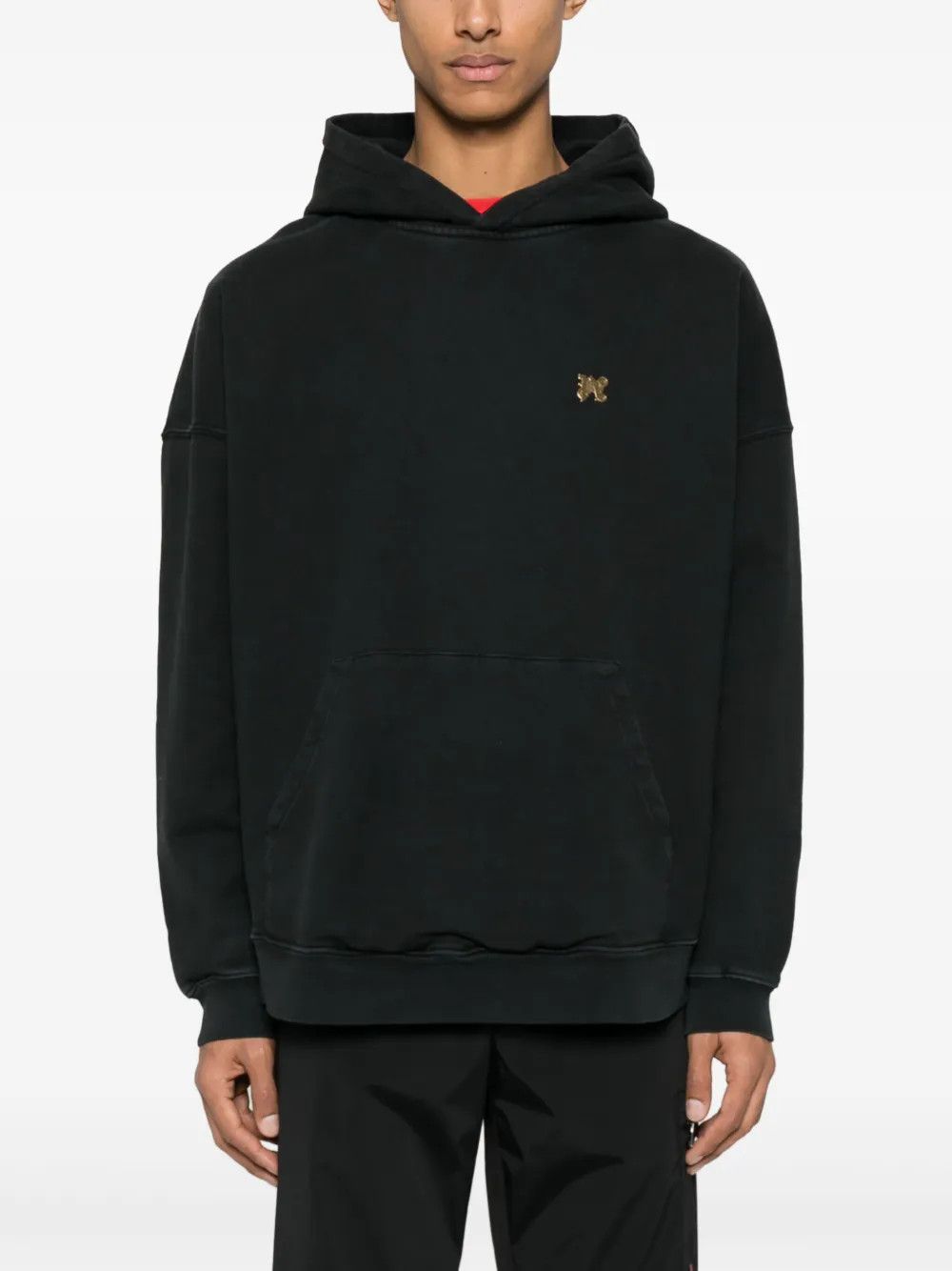 Palm Angels o1y0325 Logo Hoodie in Black Size US L / EU 52-54 / 3 - 3 Thumbnail