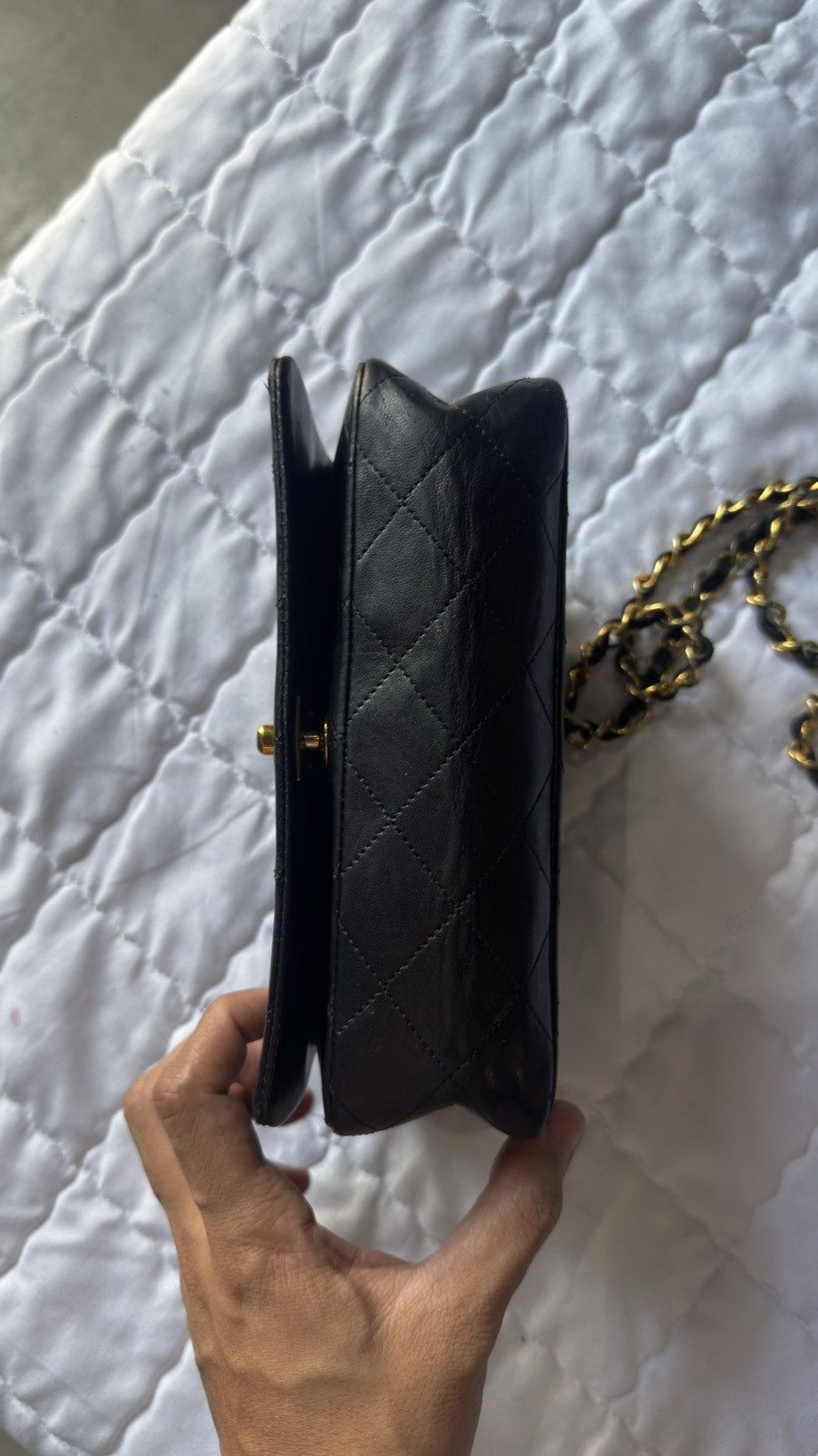 Chanel Chanel Matelasse Shoulder Bag Black Leather Size ONE SIZE - 6 Thumbnail