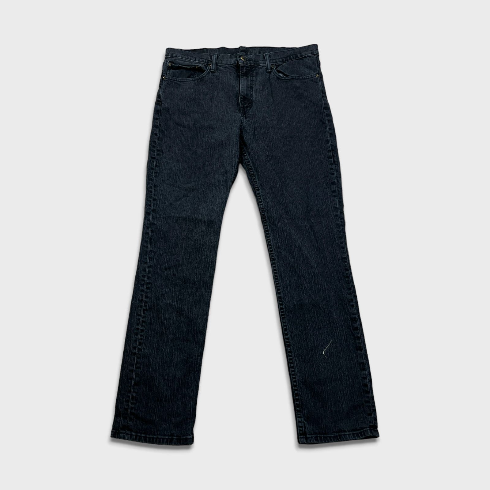 Levi's × Vintage Levi's Jeans 36x32 Black Straight Leg American Denim Pants Size US 36 / EU 52 - 1 Thumbnail
