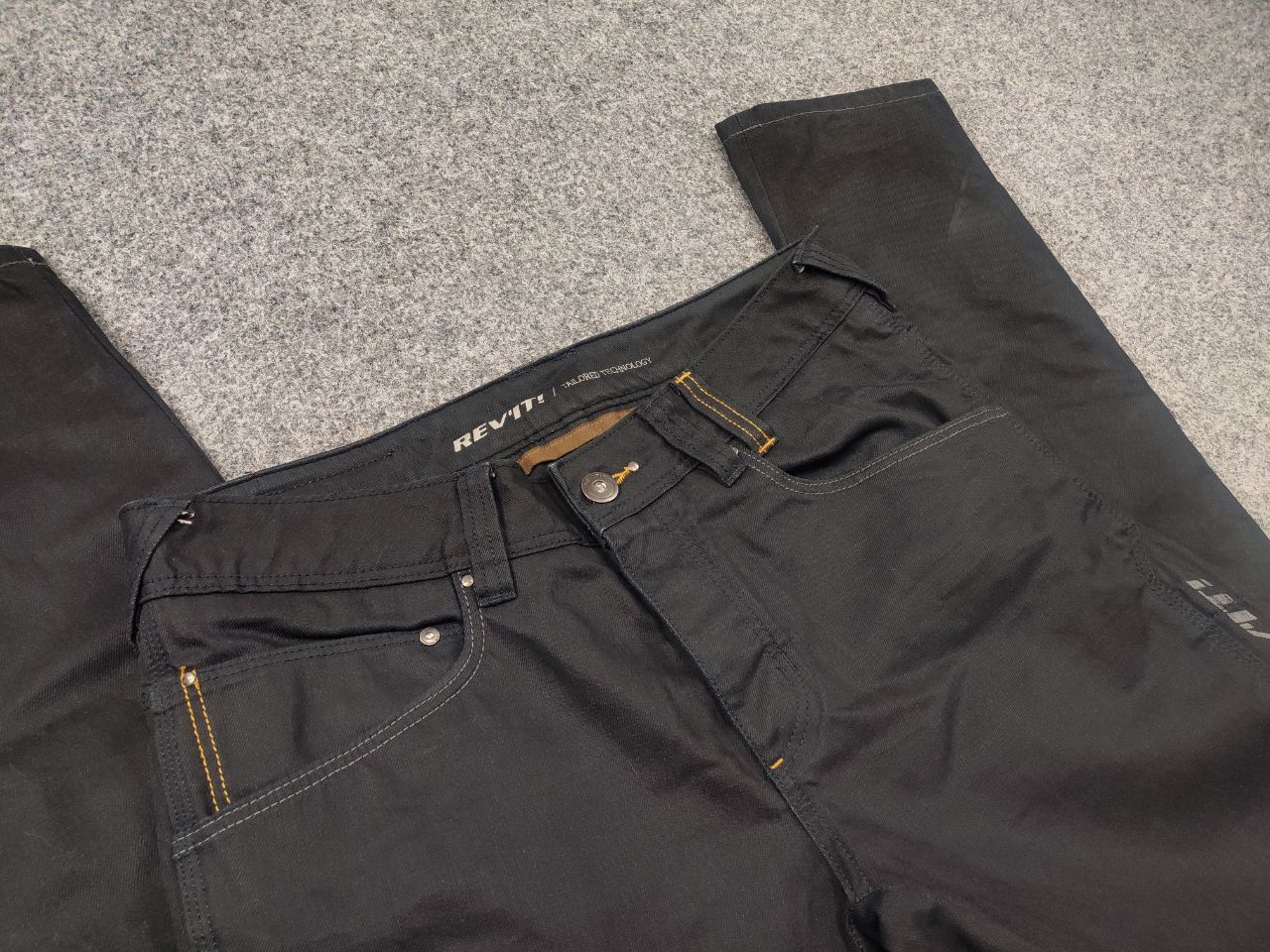Alpinestars Revit Carnaby Motorcycle Cordura Knee Solid Blue Denim Jeans Size US 32 / EU 48 - 12 Thumbnail