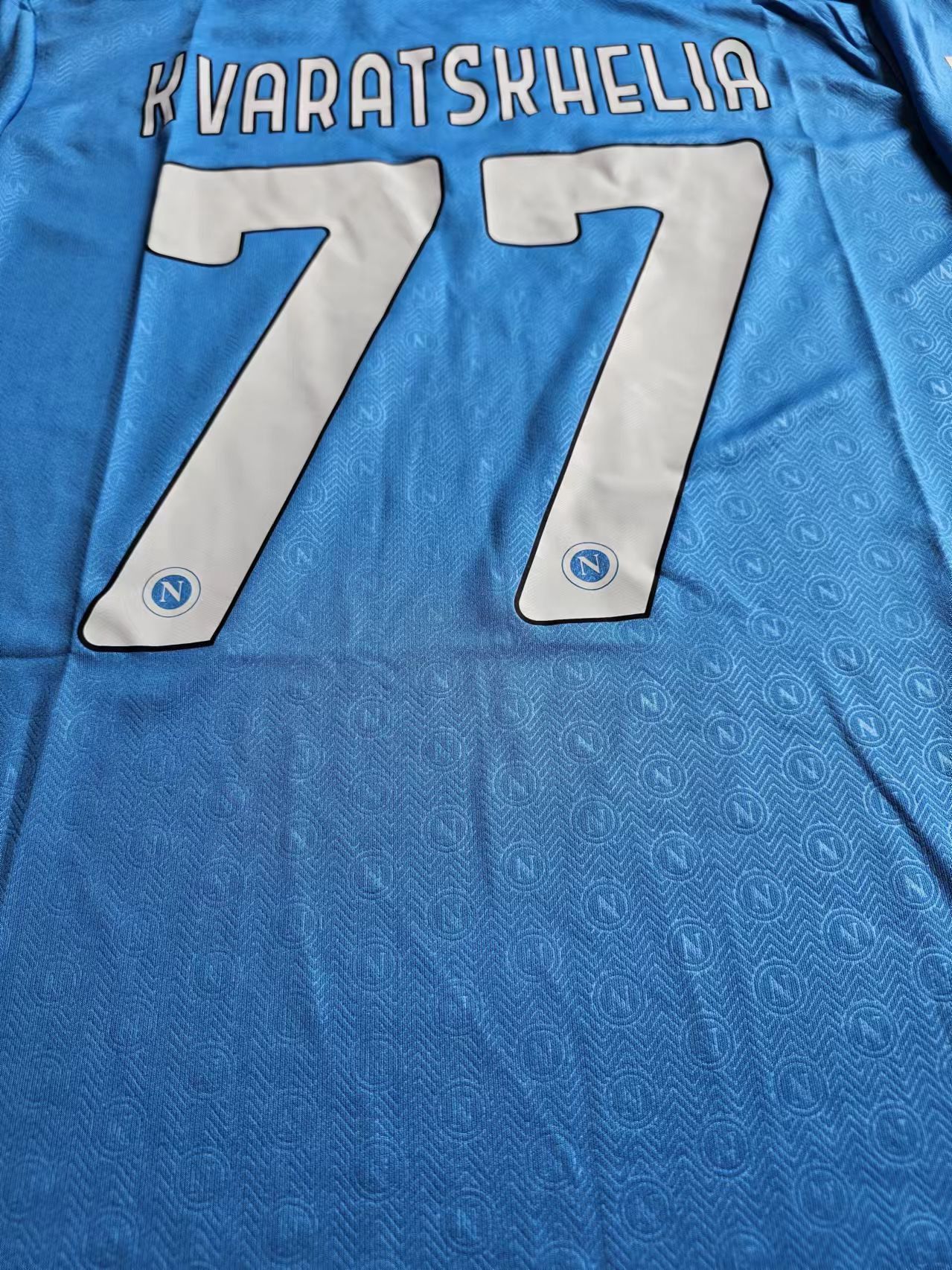 Other Napoli #77 Kvaratskhelia Jersey Home M Size US M / EU 48-50 / 2 - 4 Thumbnail
