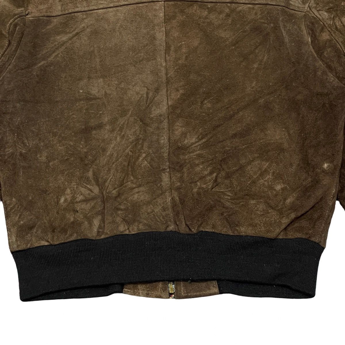 Schott Vintage Schott NYC Made in USA Suede Leather Bomber Jacket Size US M / EU 48-50 / 2 - 17 Thumbnail