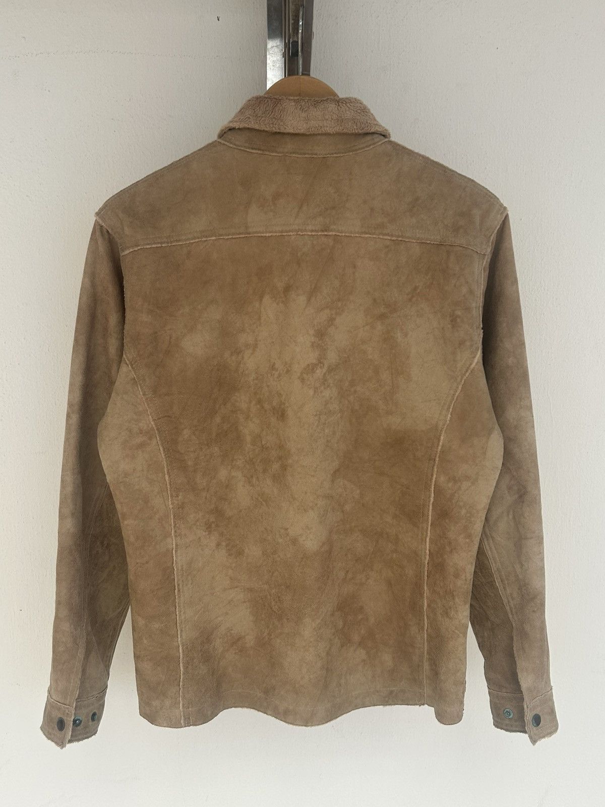 Tete Homme Tete Homme Japan Vintage Suede Brown Shirt Size US M / EU 48-50 / 2 - 2 Thumbnail