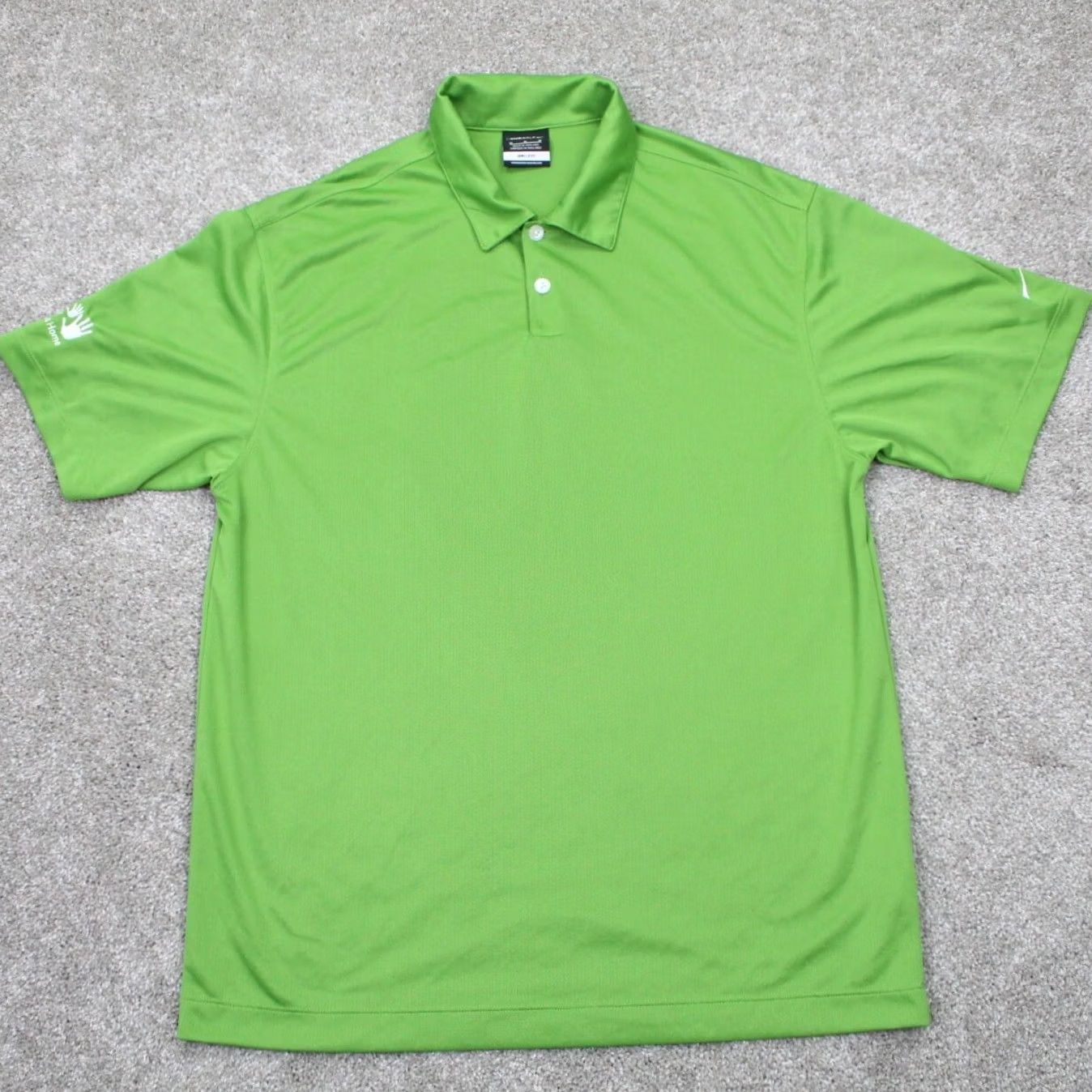Nike Nike Golf Polo Shirt Mens Medium Green Dri-Fit Polyester S/S Pullover Golf Size US M / EU 48-50 / 2 - 2 Thumbnail