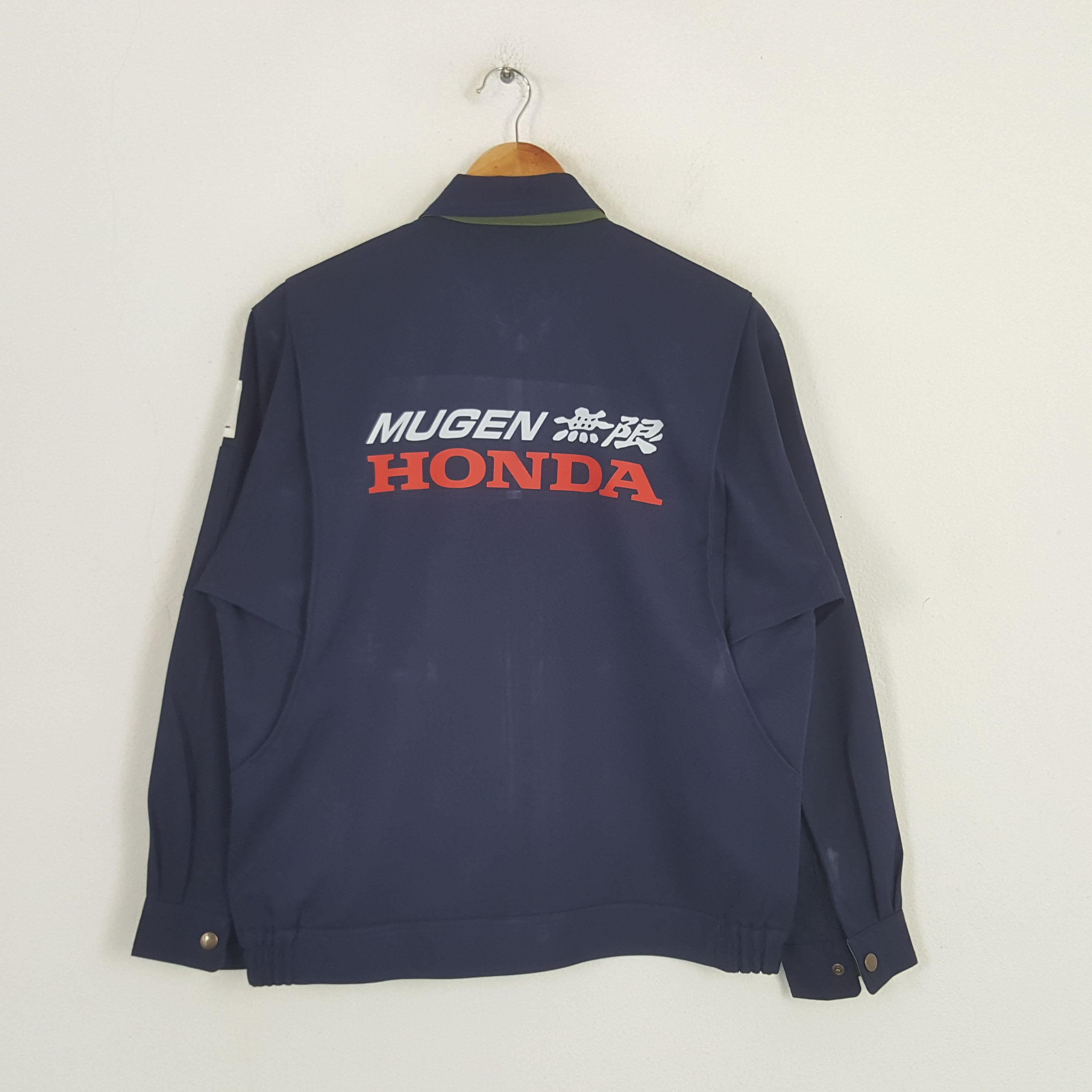 Honda × Japanese Brand × Vintage Vintage Mugen Honda Japanese Racing Team Custom Art Jacket Size US M / EU 48-50 / 2 - 1 Thumbnail