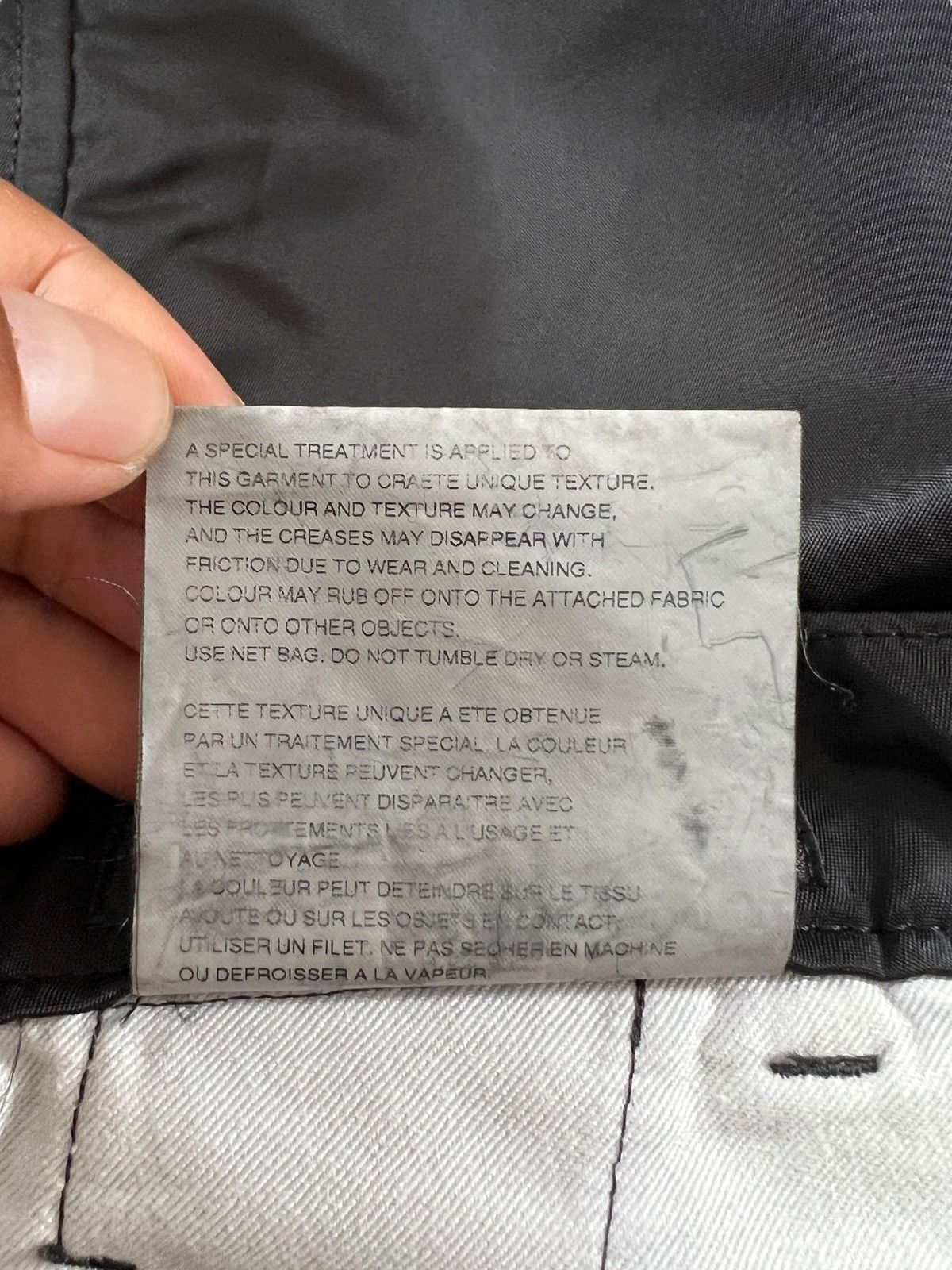 Comme des Garcons Black AW2015 Black Comme des Garçons Biker Pants Size US 31 - 12 Thumbnail