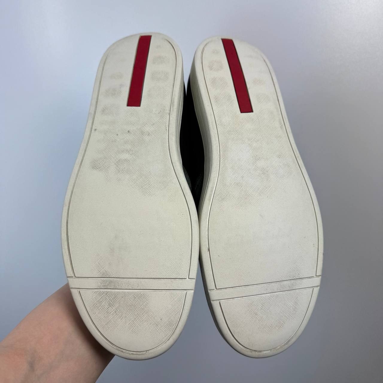 Prada Prada Suede Slip-On Sneakers Green Black Luxury Size 10 Size US 10 / EU 43 - 12 Thumbnail