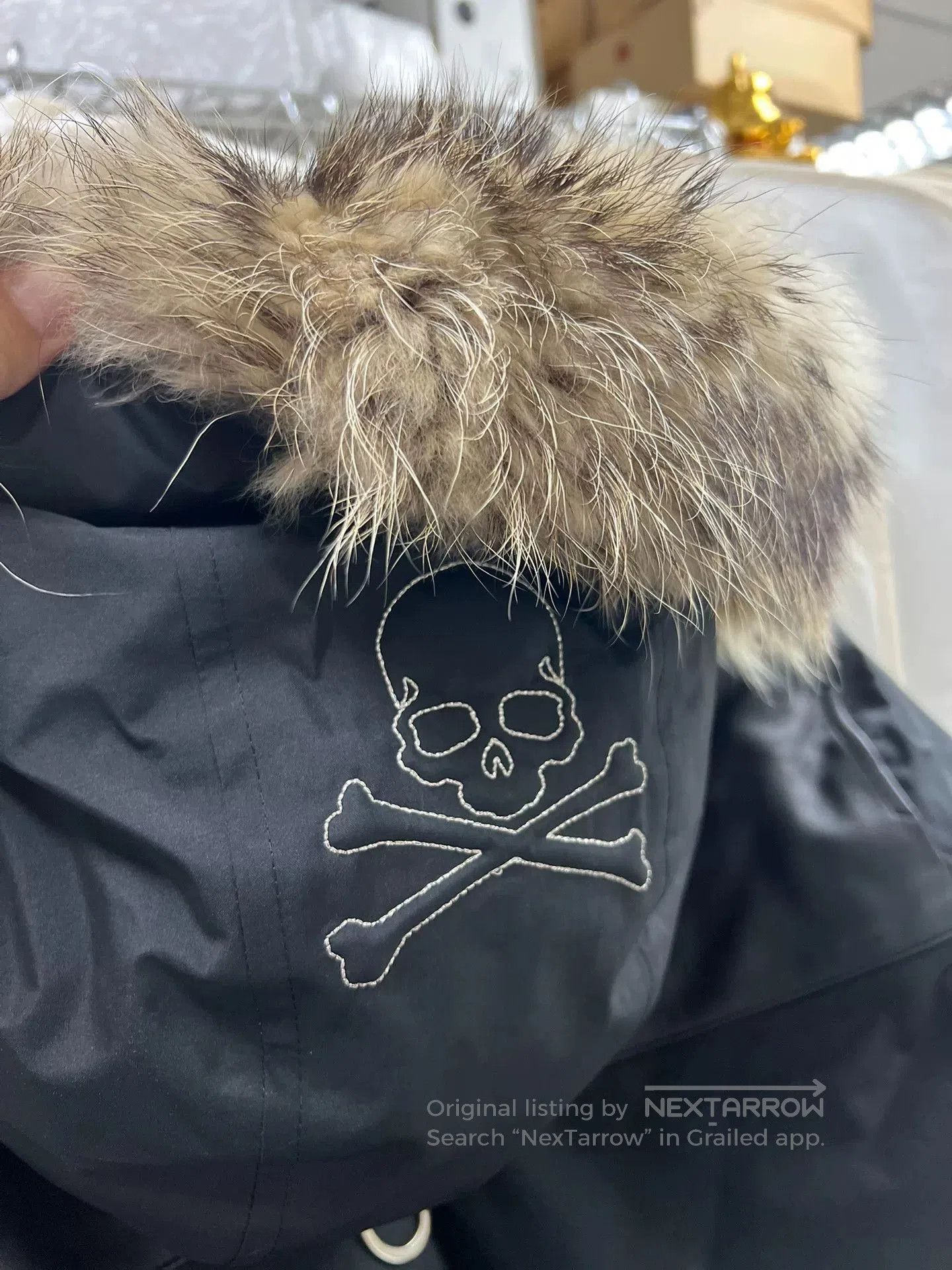 Mastermind Japan MASTERMIND JAPAN Down Jacket with Fur Collar. Size US L / EU 52-54 / 3 - 4 Thumbnail
