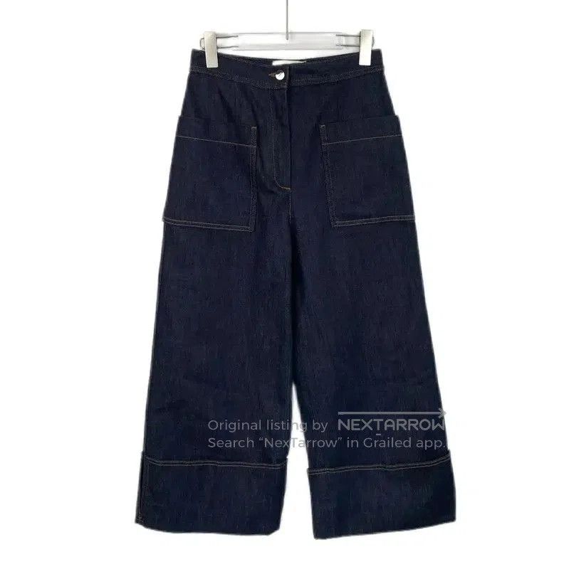 Fendi Fendi Blue Cotton Casual Pants for Women . Size 26" / US 2 / IT 38 - 1 Thumbnail