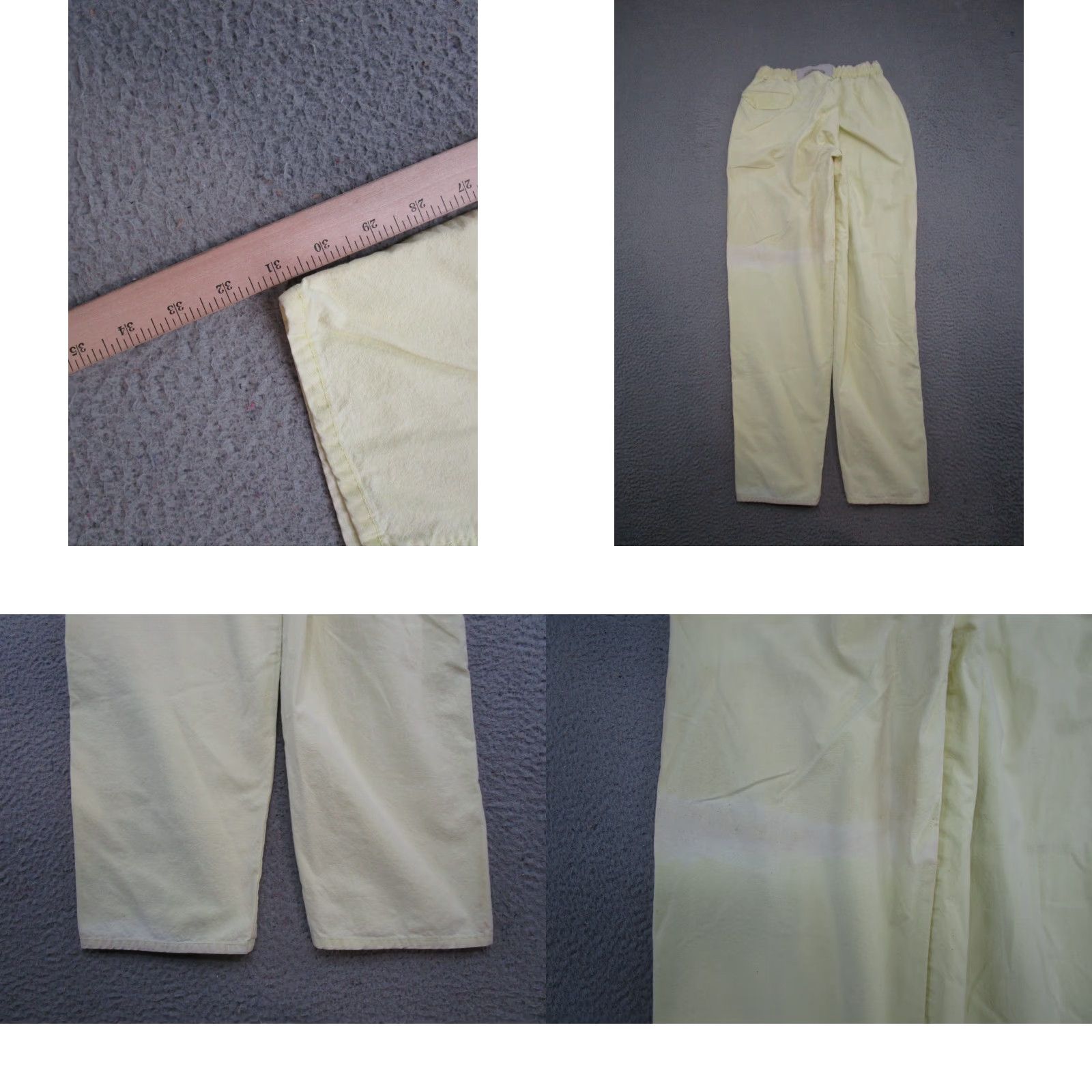 Ocean Pacific Vintage Ocean Pacific Mens Yellow Elastic Waist Pants 32 Beach 90s OP 5-Pocket Flat Front Cotton Pants Mens Regulus Size US 32 / EU 48 - 9 Thumbnail
