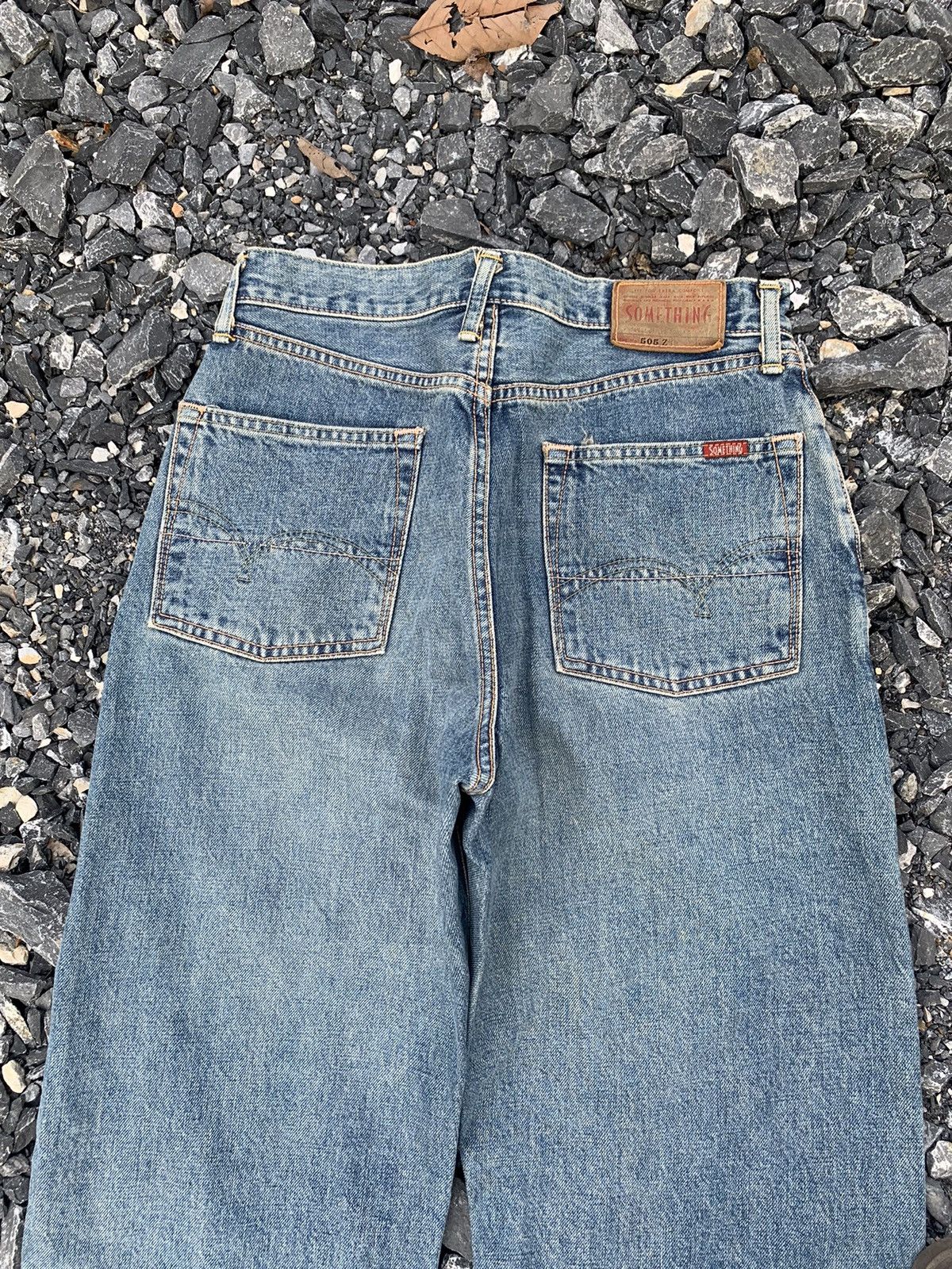 Kapital VINTAGE SOMETHING EDWIN 505Z SELVEDGE BAGGY DISTRESSED DENIM Size US 28 / EU 44 - 8 Thumbnail