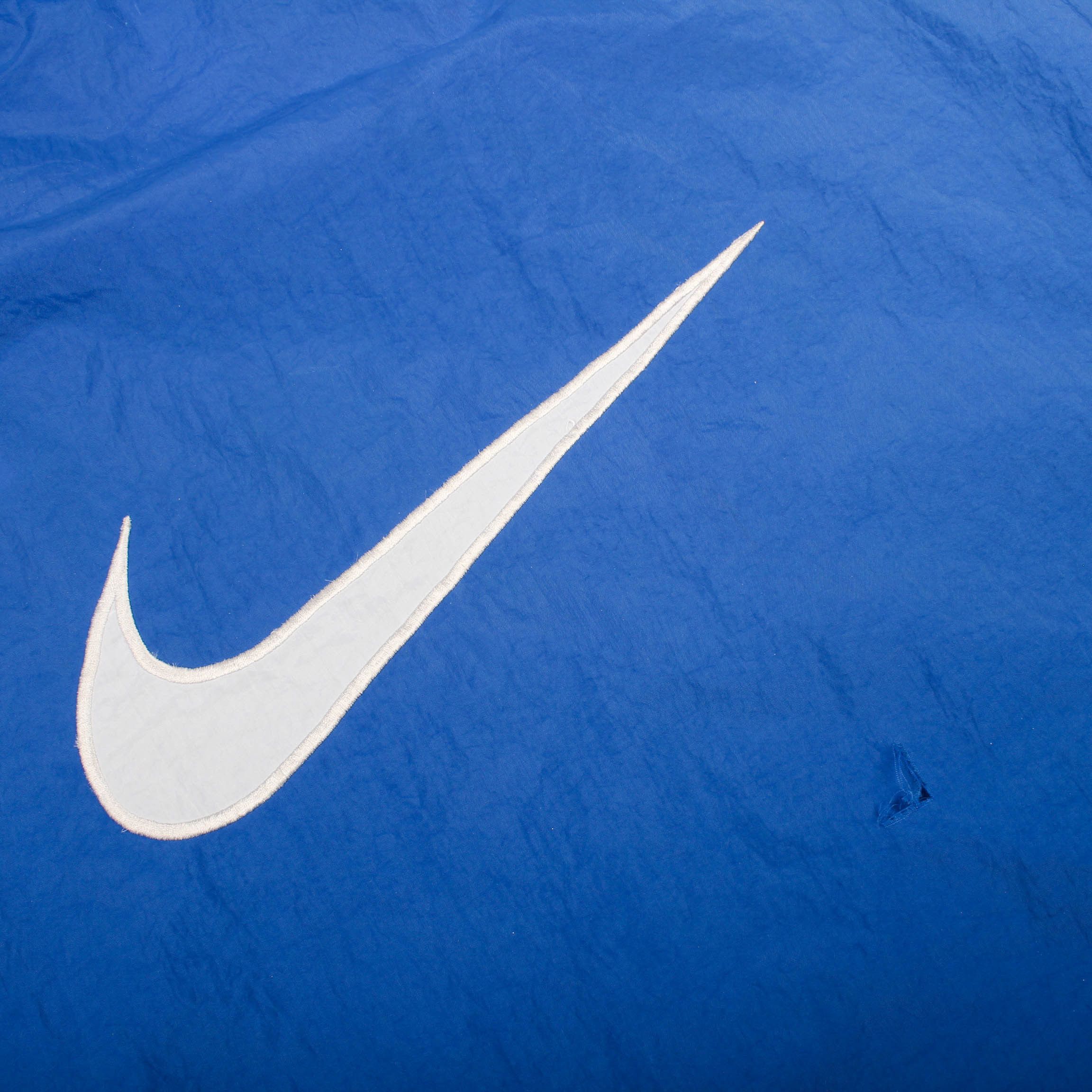 Nike Vintage Nike Windbreaker Big Swoosh Blue 90s Size US M / EU 48-50 / 2 - 9 Thumbnail