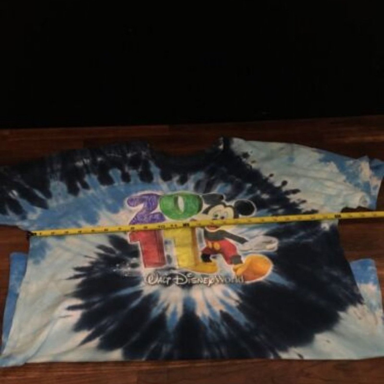 Disney Disney Mickey Mouse Disneyland 2011 Tye Dye Sz 2XL Size XXL / US 16-18 / IT 52-54 - 4 Thumbnail