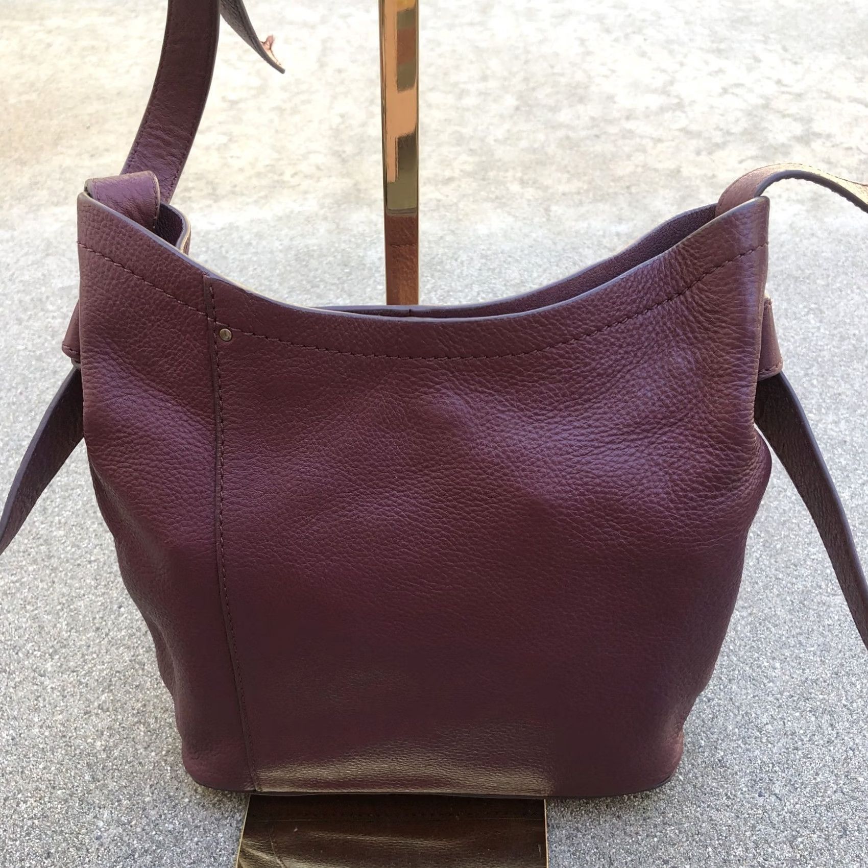 Lucky Brand Lucky Brand Crossbody Leather Purse Women's Burgundy Red Bag Zipper Size ONE SIZE - 2 Thumbnail
