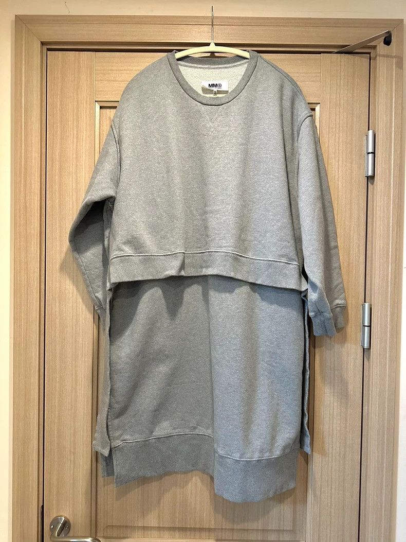 Maison Margiela Maison Margiela Gray streamer stitching dress Size XS / US 0-2 / IT 36-38 - 1 Thumbnail