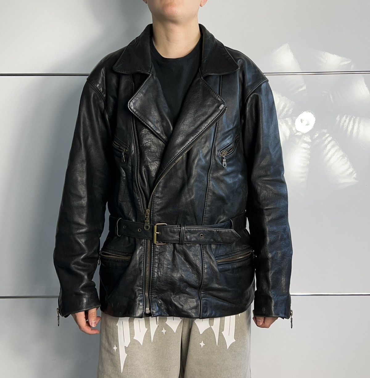 Other Heavy Leather Ramones Akaso International Vintage 90’s Size US M / EU 48-50 / 2 - 1 Thumbnail