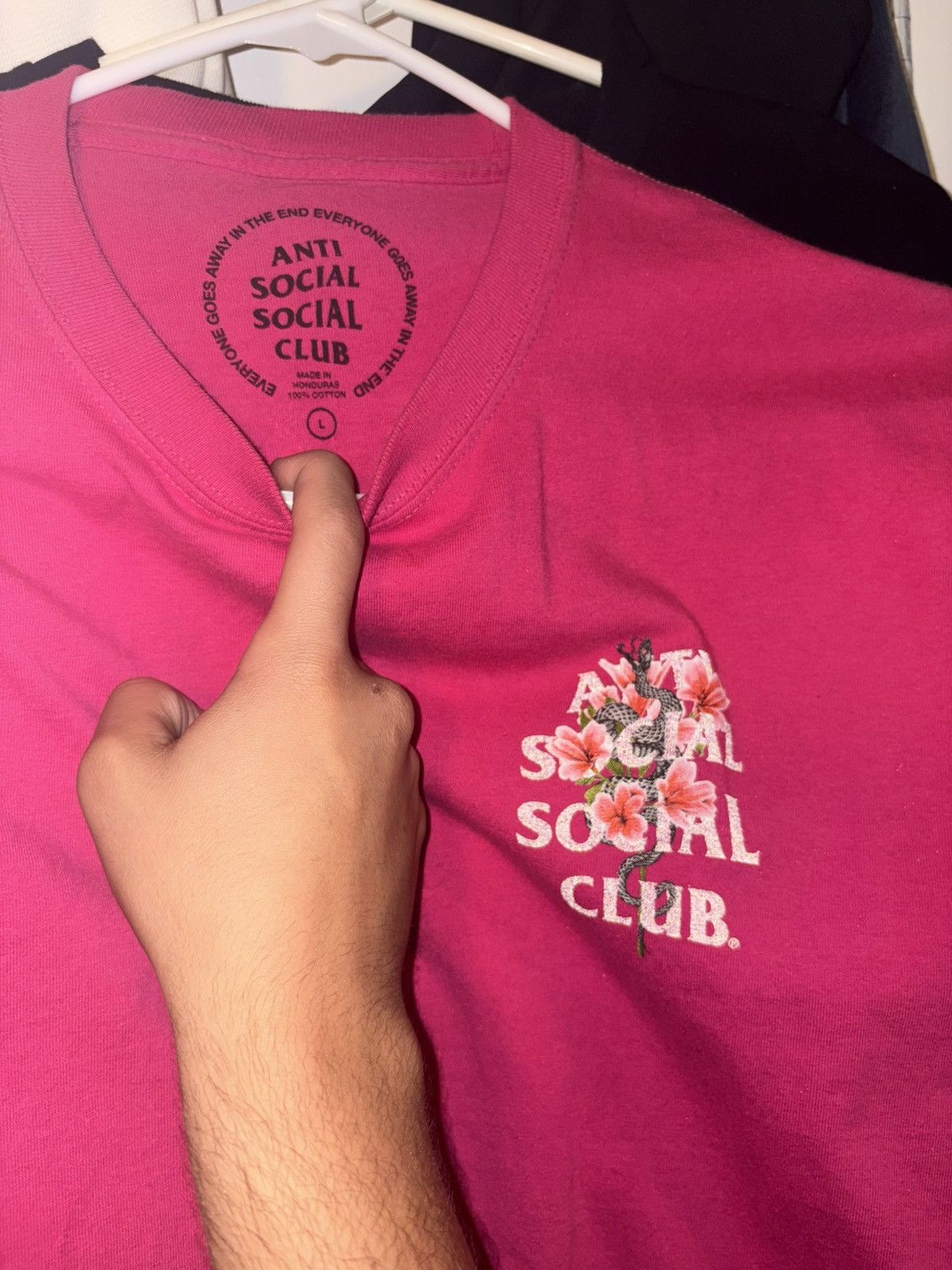ANTI SOCIAL SOCIAL CLUB HOKKAIDO 3M TEE PINK