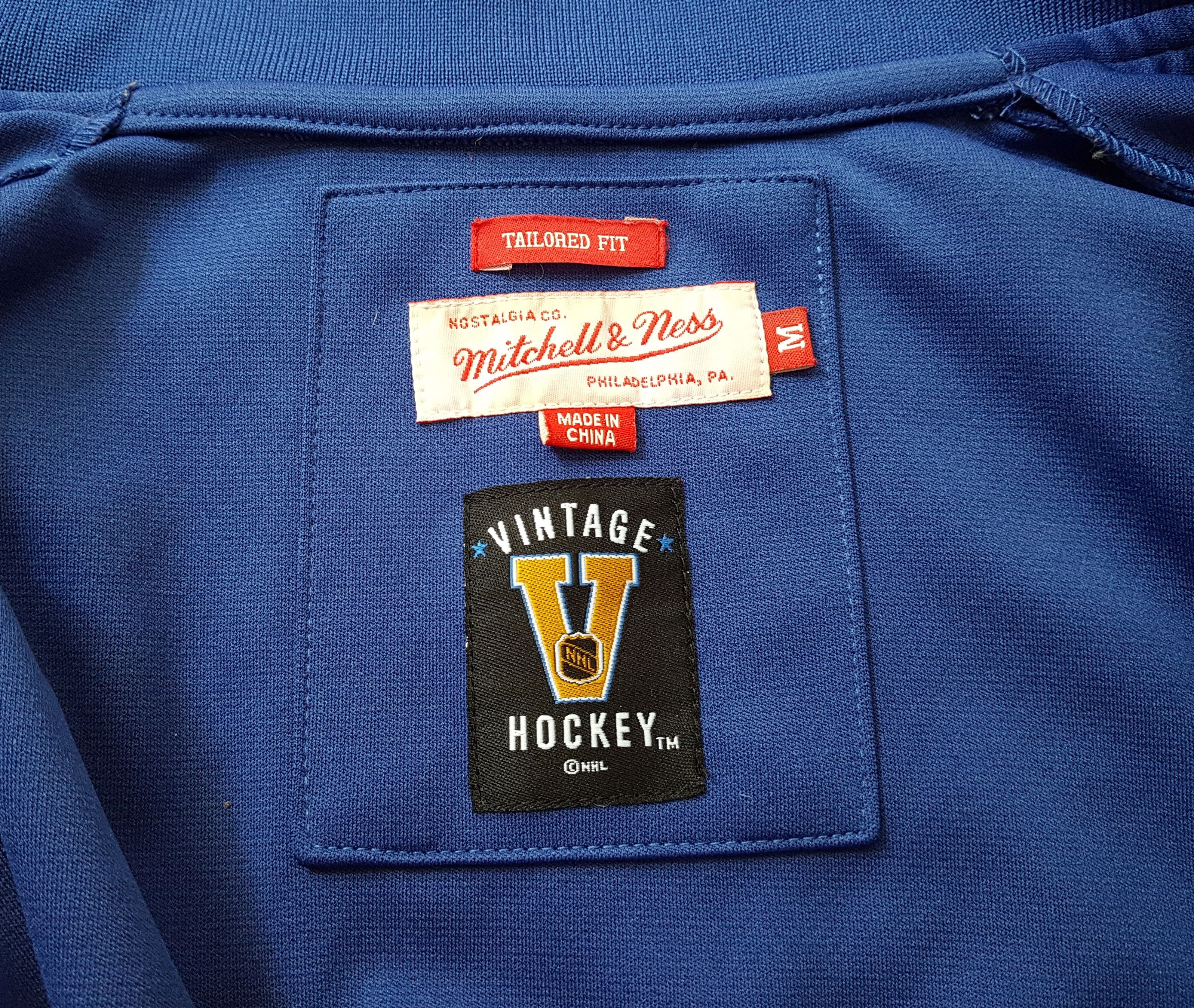 Mitchell & Ness NHL New York Rangers Mitchell & Ness Full Zip Track Jacket M Size US M / EU 48-50 / 2 - 8 Thumbnail