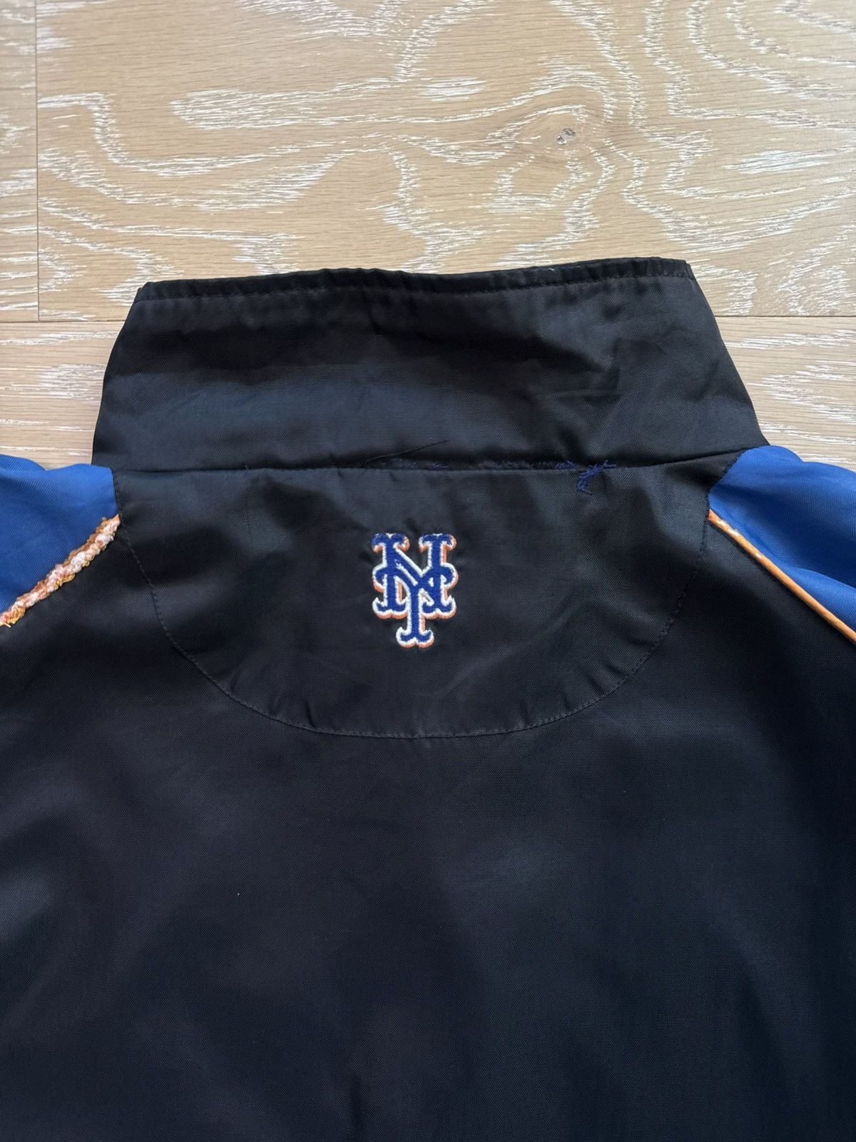 Majestic Vintage New York Mets Nylon Baseball Jacket Size US L / EU 52-54 / 3 - 5 Thumbnail