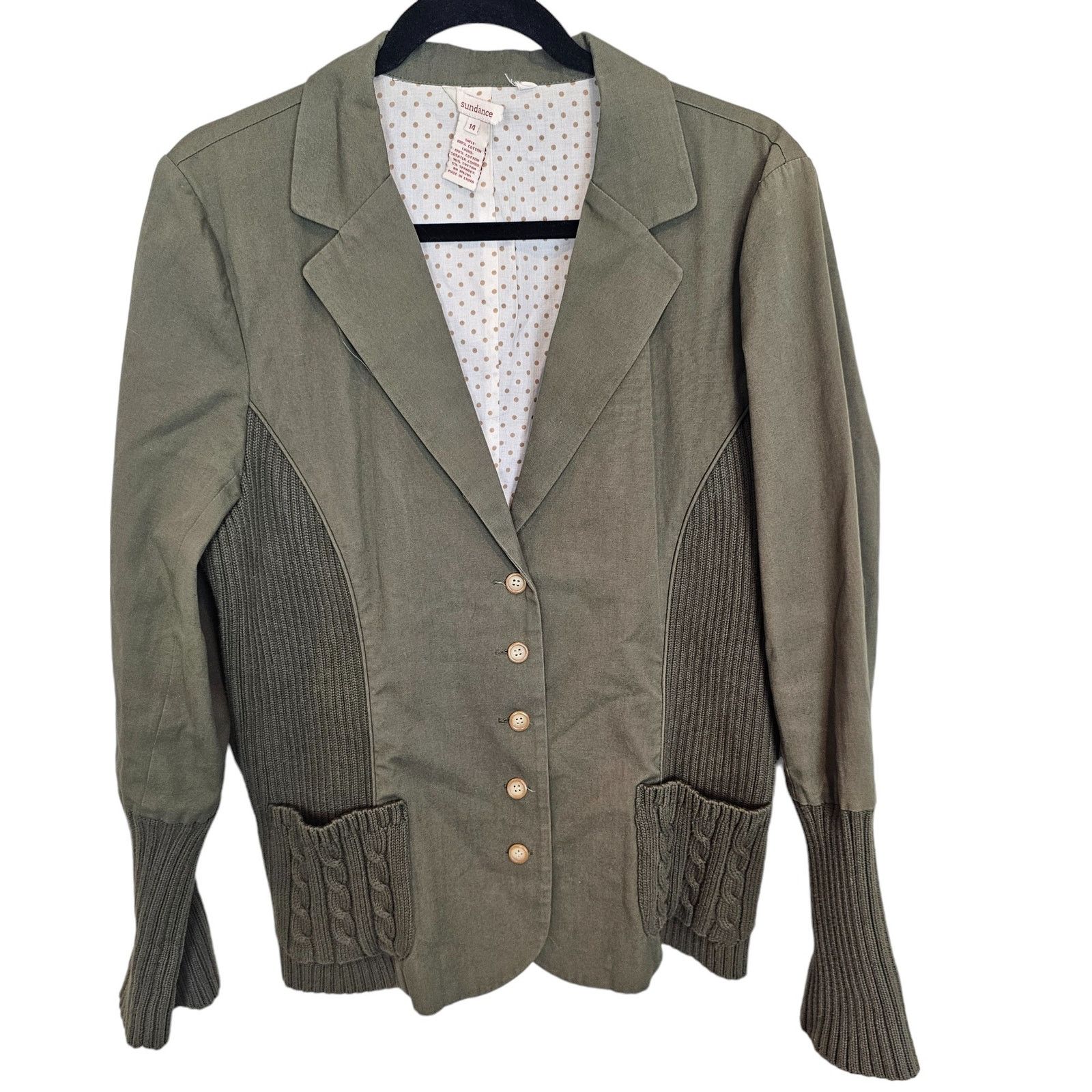 Sundry Sundance Womens Runaround Jacket Sz 14 Coastal Cowgirl Boho Size XL / US 12-14 / IT 48-50 - 1 Thumbnail