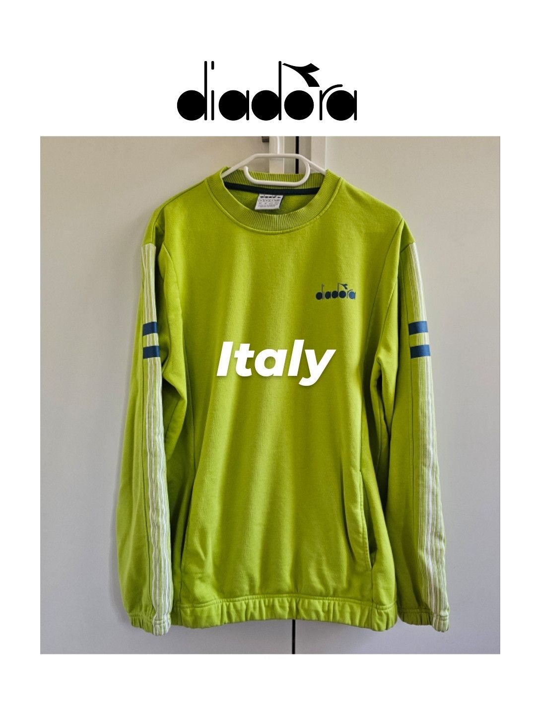 Diadora Diadora men's sweatshirt M italian brand Size US M / EU 48-50 / 2 - 1 Thumbnail