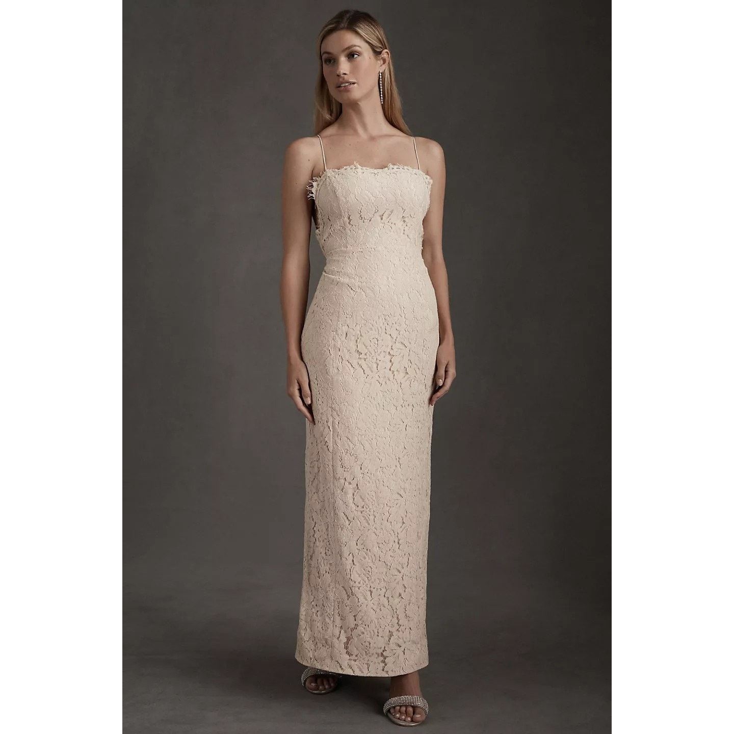 New Anthropologie BHLDN Fame and Partners Rain Column Dress