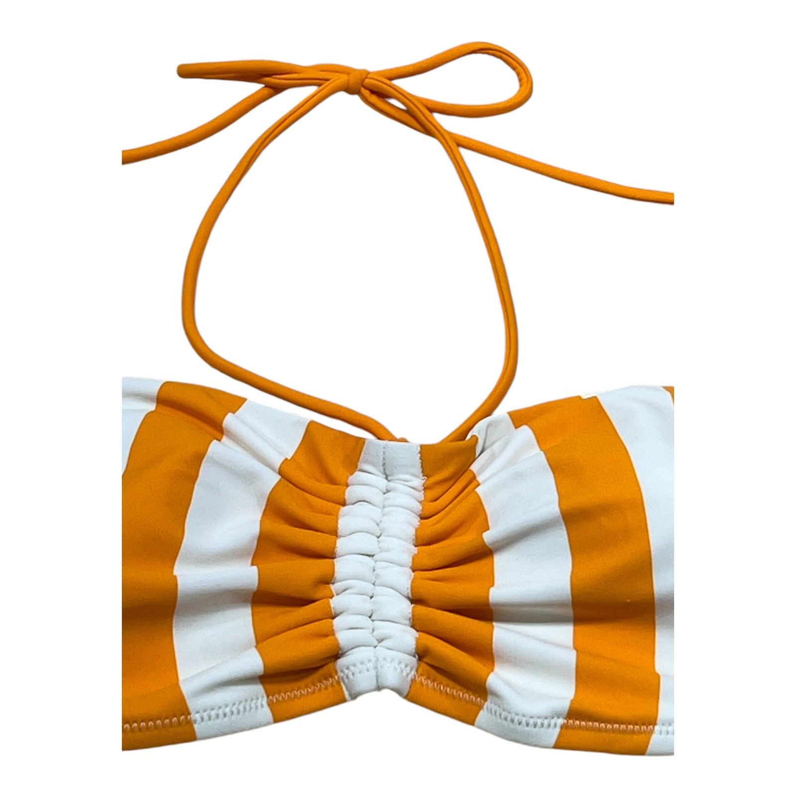 Other Shade & Shore - Women's Halter Neck Ruched Front Bandeau Bik Size ONE SIZE - 8 Thumbnail