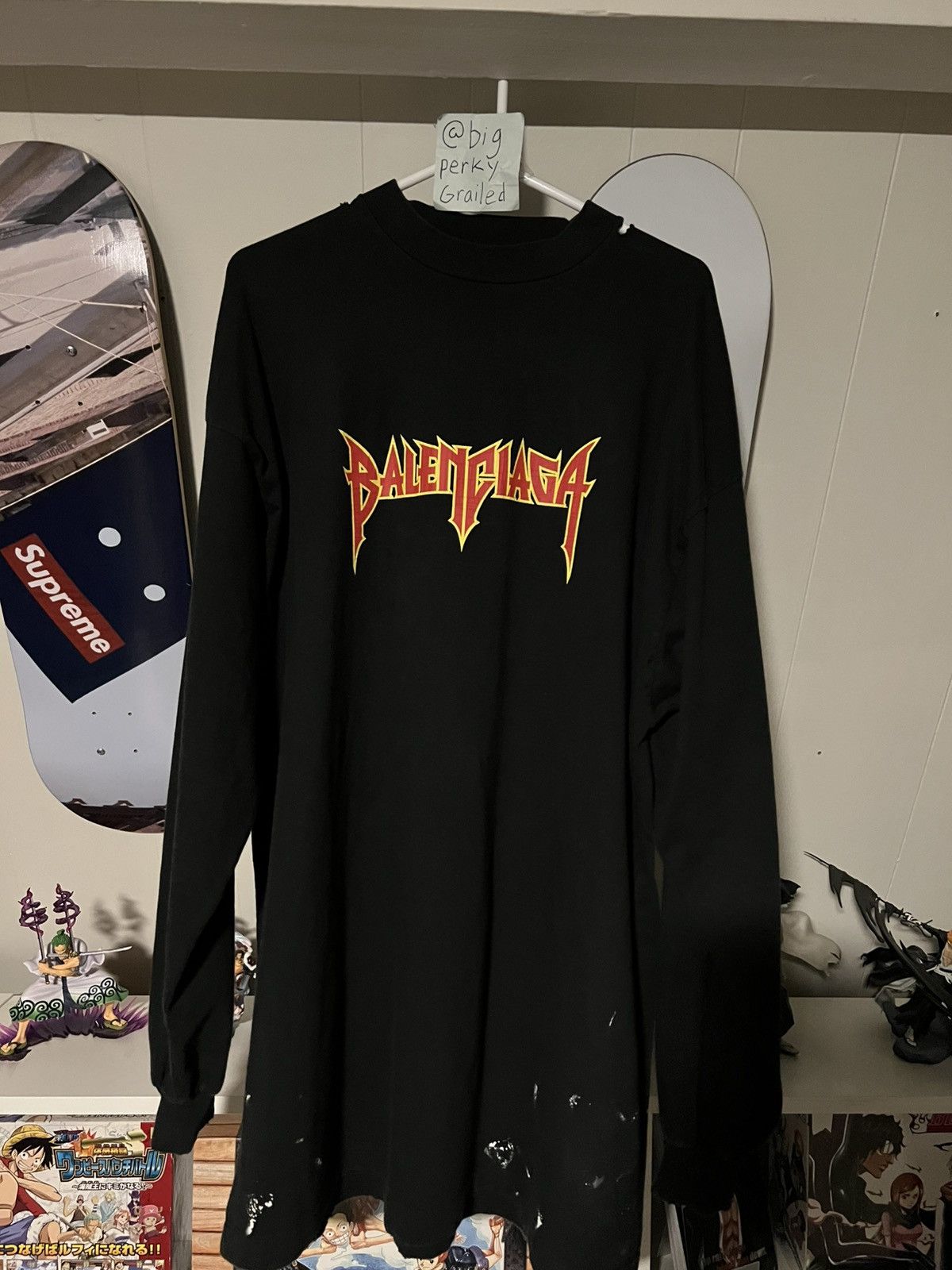 Balenciaga metal long sleeve