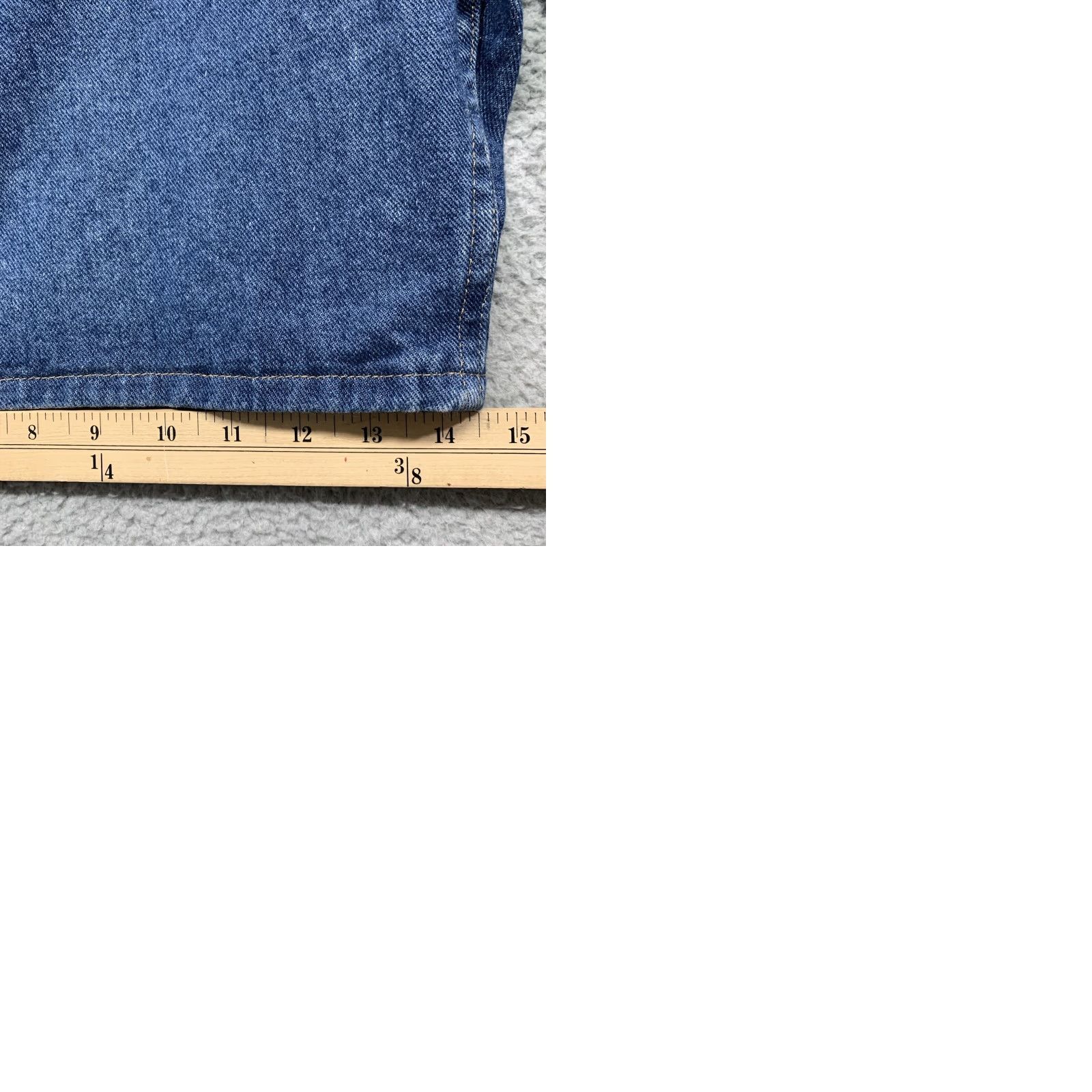 Wrangler Wrangler Denim Shorts Mens 48W Blue Work Wear Relaxed Comfort Casual 5-Pocket High Rise 9.5in Inseam 100% Cotton Jeans Size US 32 / EU 48 - 9 Thumbnail