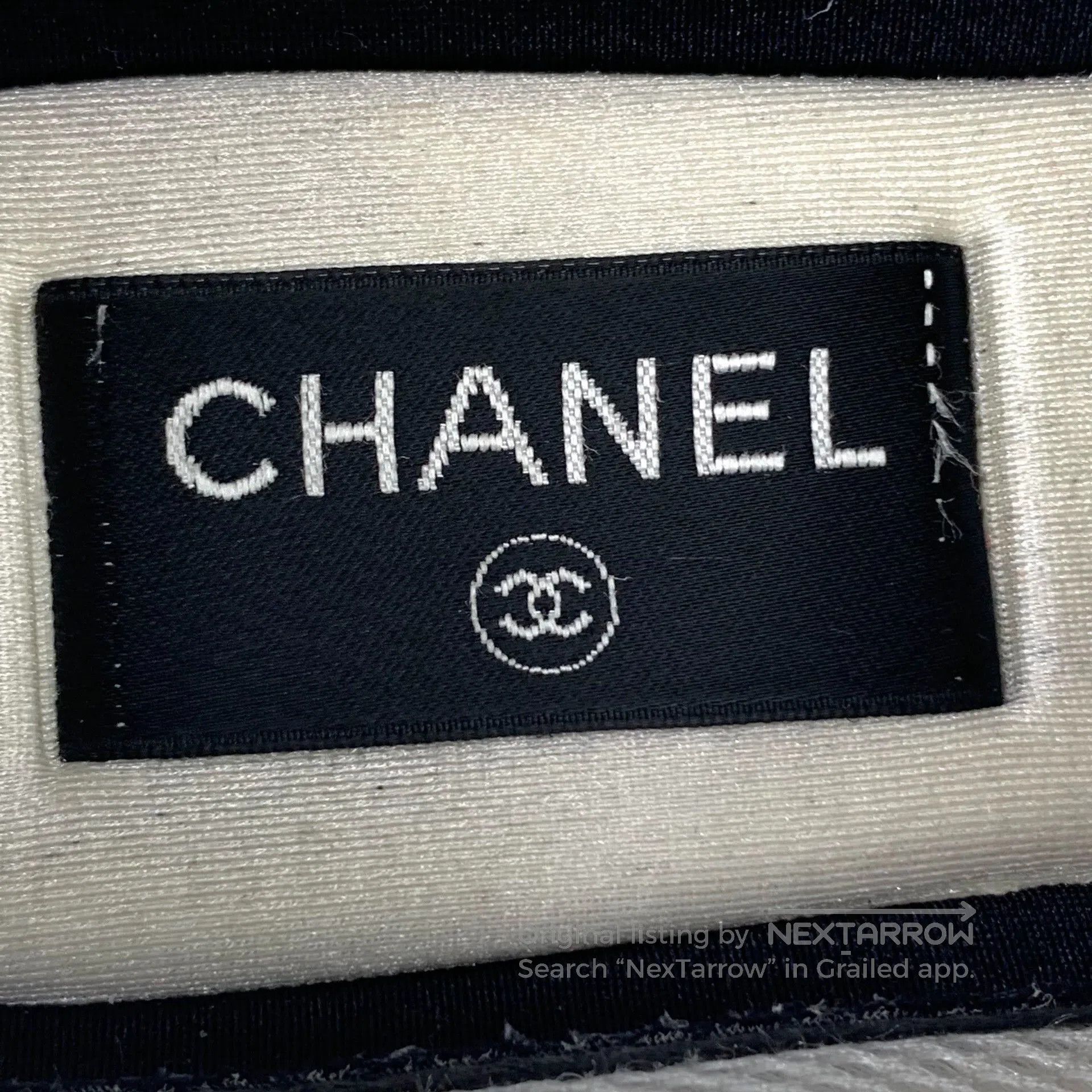 Chanel Chanel White Logo Mesh Leather Sneakers. Size US 7.5 / EU 40-41 - 7 Thumbnail