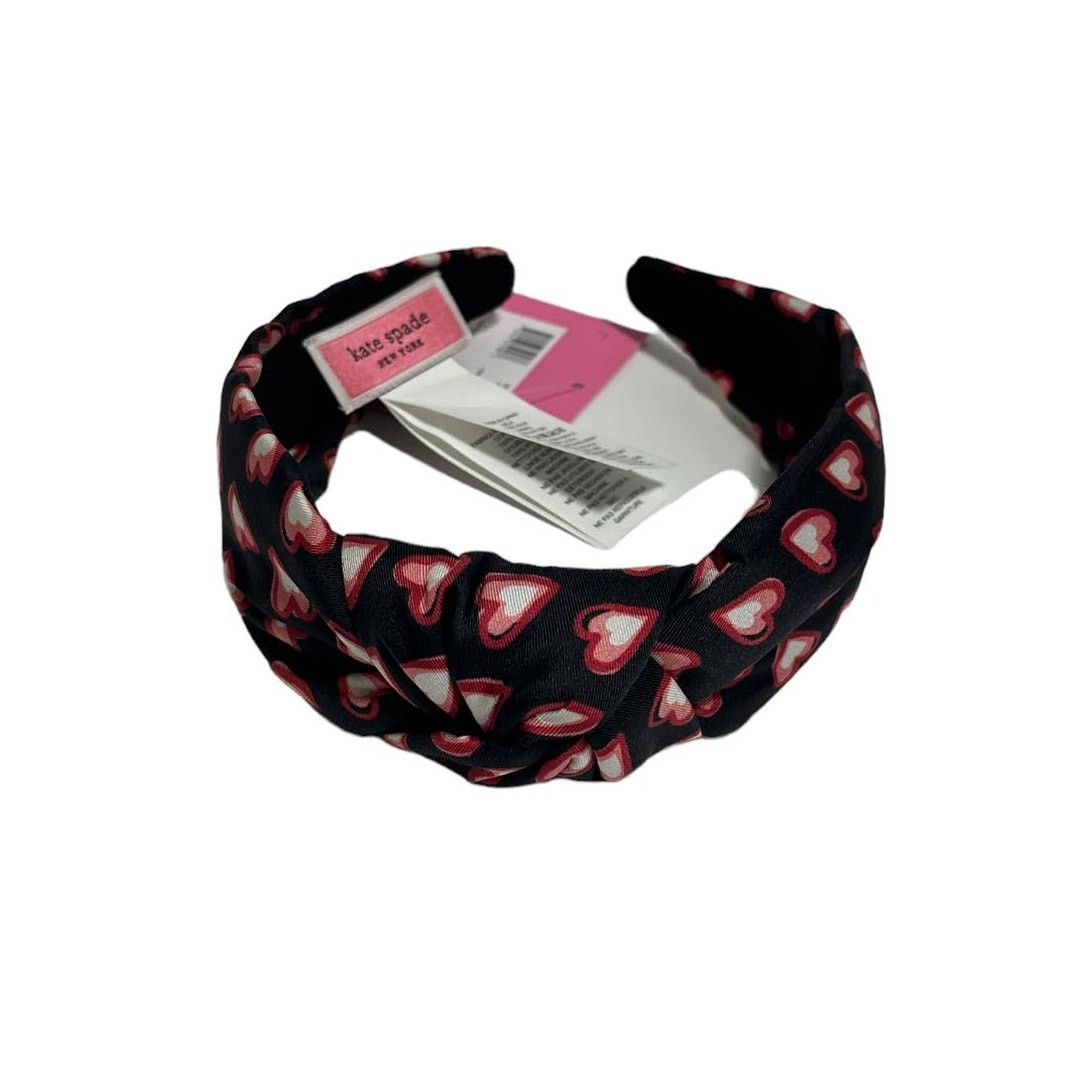 Kate Spade Kate spade Heart Print twisted knot silk headband Size ONE SIZE - 3 Thumbnail